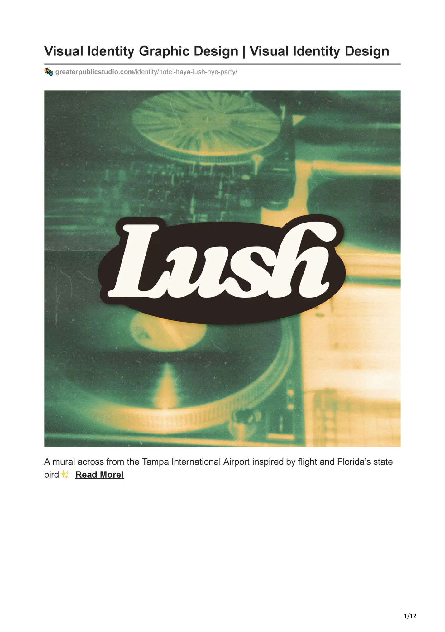 Visual Identity Graphic Design | Visual Identity Design