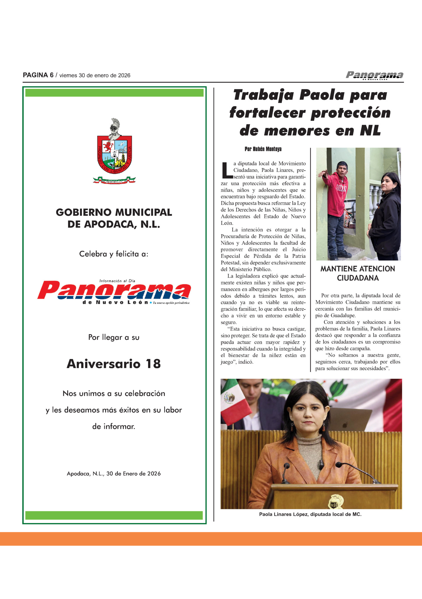 PAGINA 6 / viernes 30 de enero de 2026