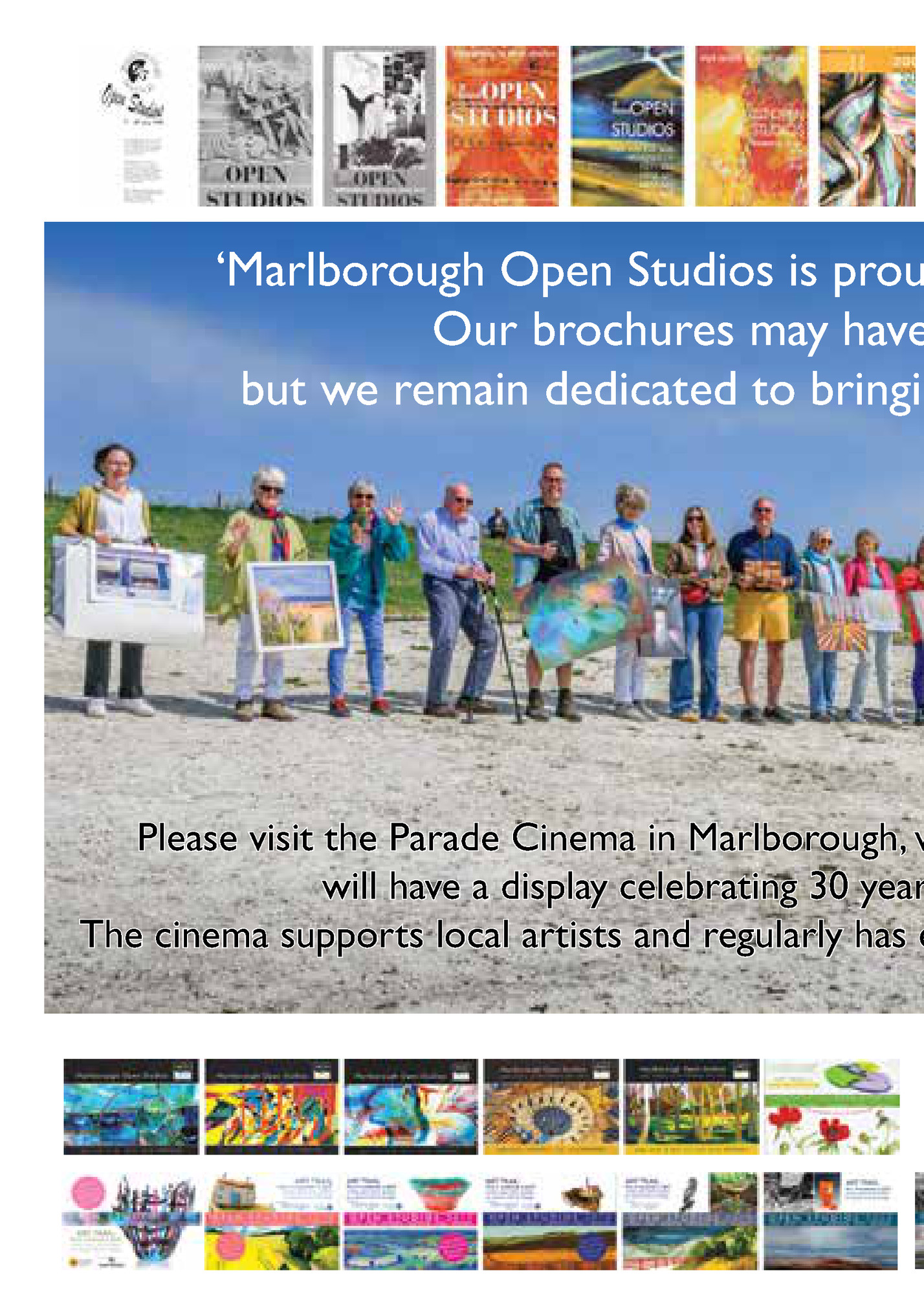 ‘Marlborough Open Studios is proud to have reached its 30th Birthday ‘Marlborough Open Studios is proud to have reached its 30th Birthday