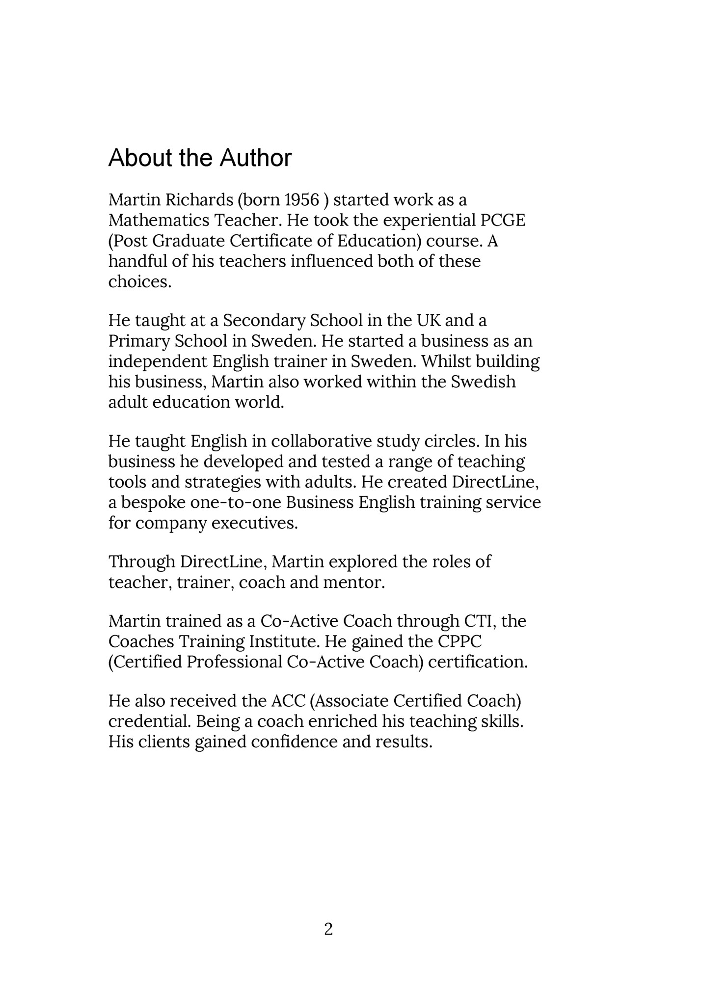 About the Author About the Author