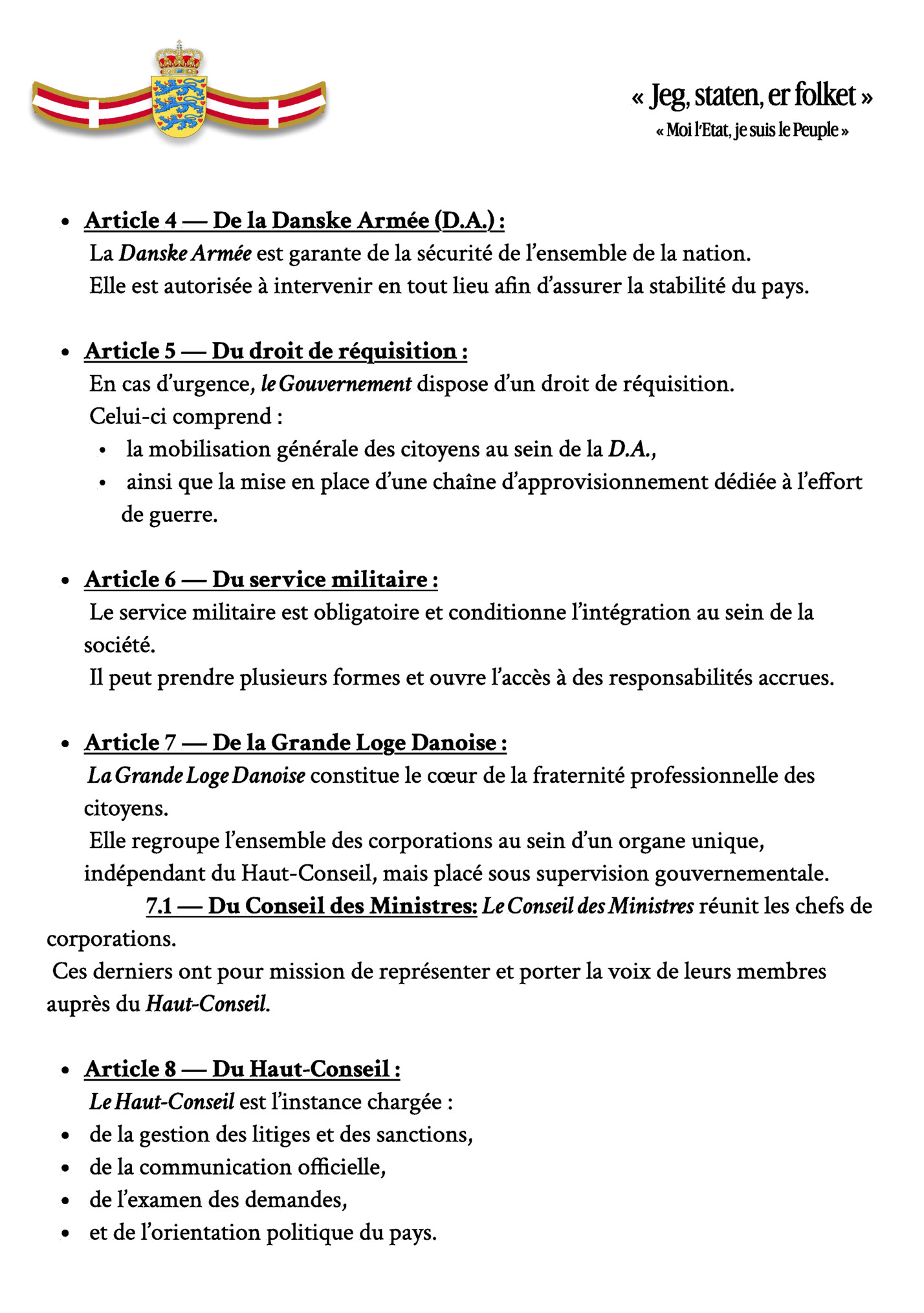 « Jeg, staten, er folket »