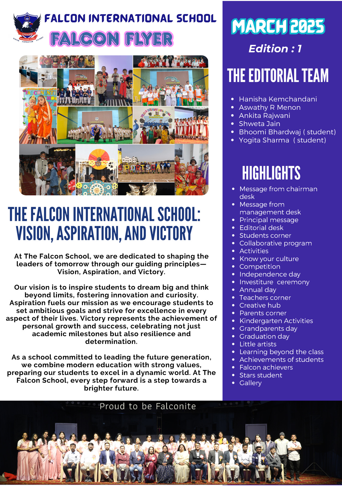 FALCON INTERNATIONAL SCHOOL FALCON INTERNATIONAL SCHOOL