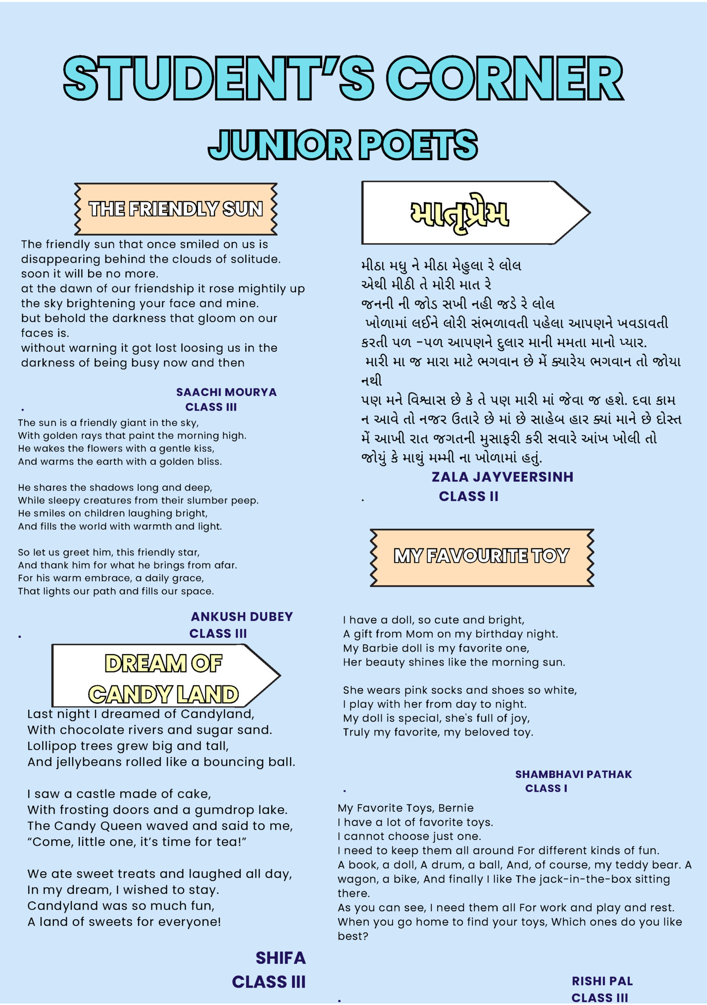 STUDENT’S CORNER STUDENT’S CORNER