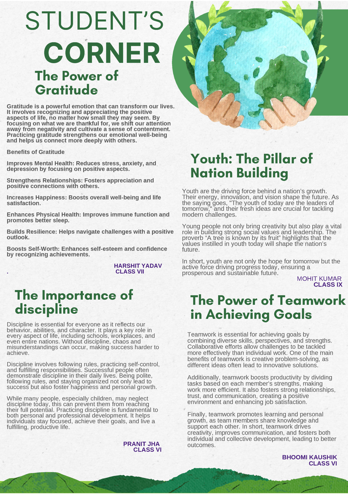 STUDENT’S STUDENT’S