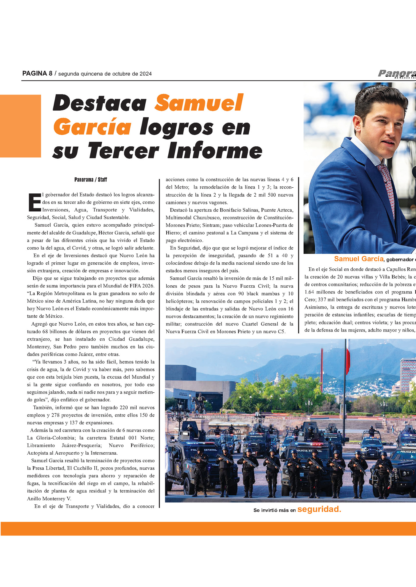 PAGINA 8 / segunda quincena de octubre de 2024