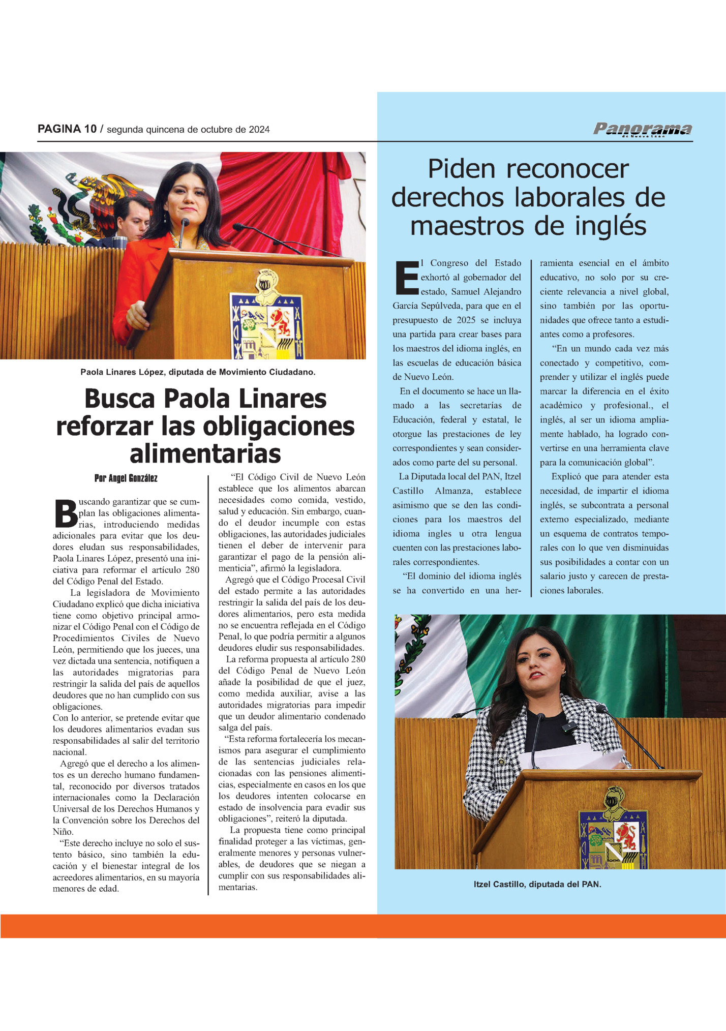 PAGINA 10 / segunda quincena de octubre de 2024