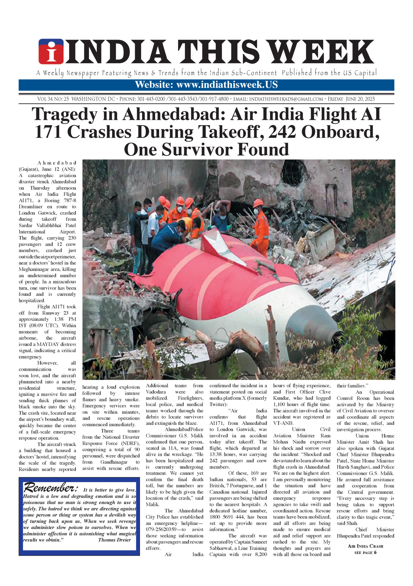 INDIA THIS WEEK INDIA THIS WEEK