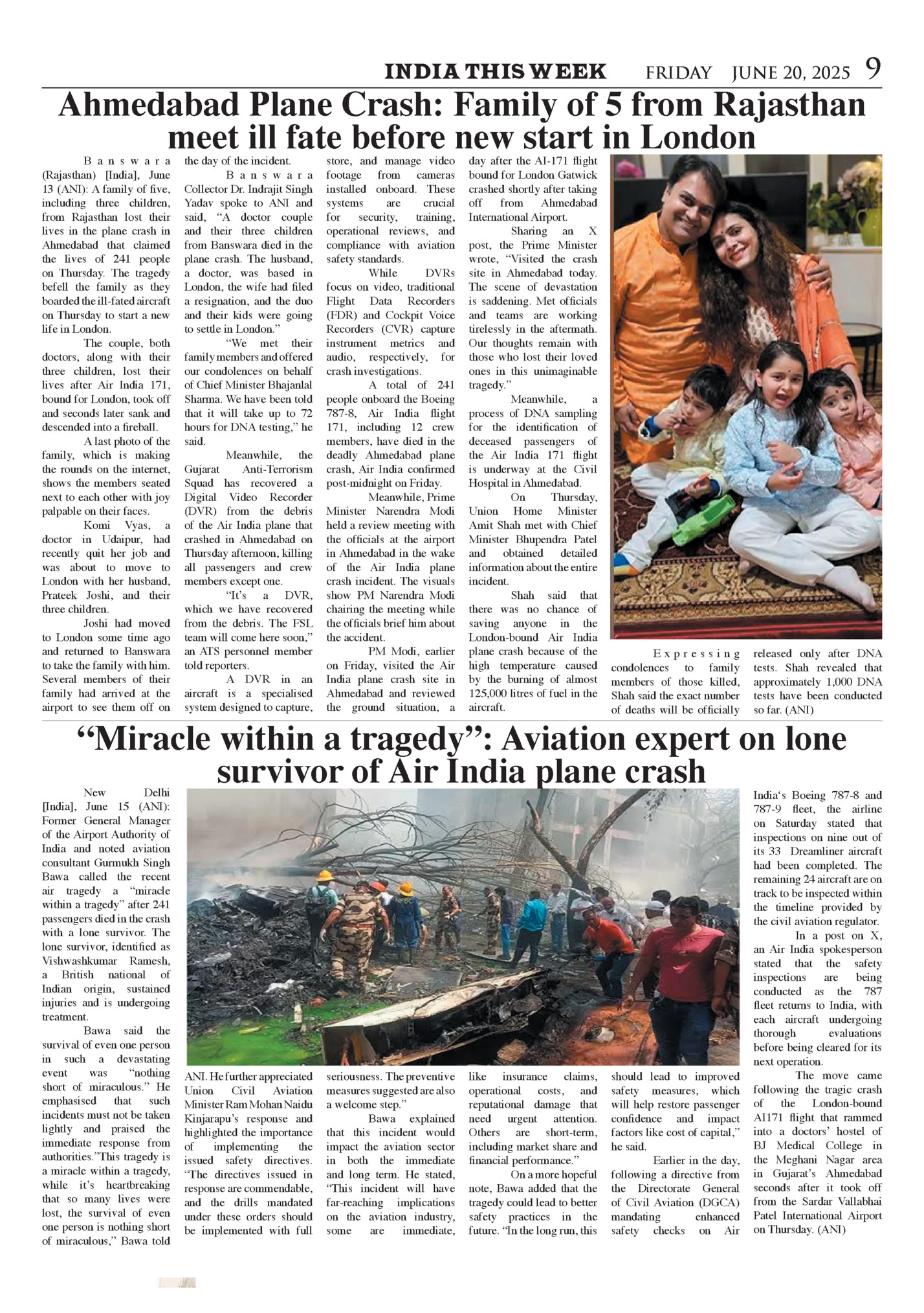 INDIA THIS WEEK INDIA THIS WEEK