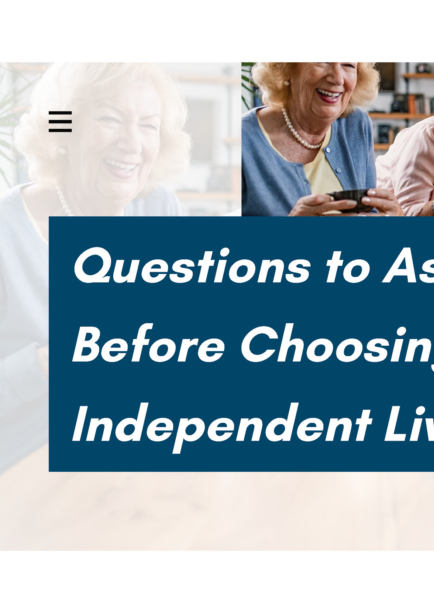 Questions to Ask Questions to Ask