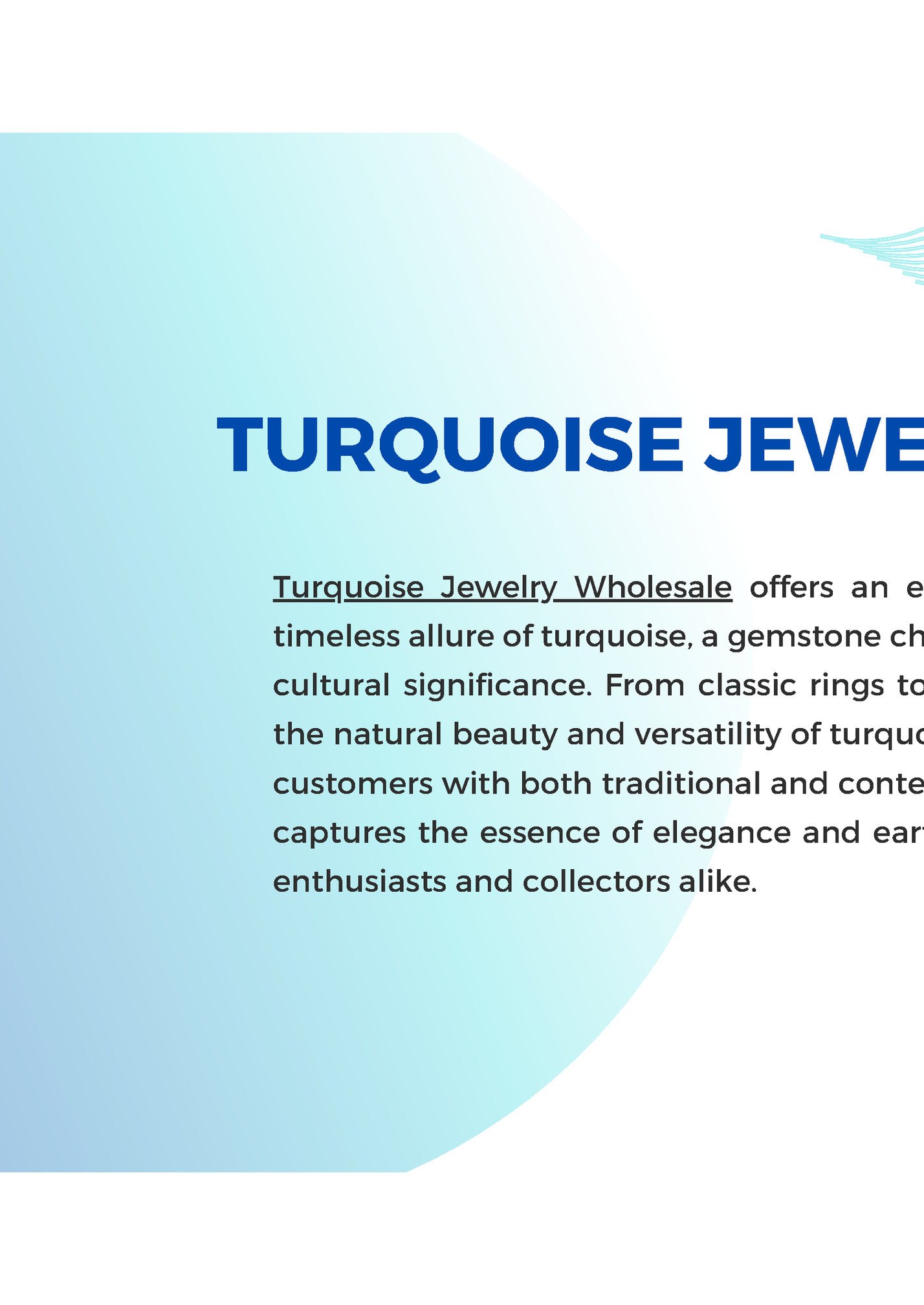 TURQUOISE JEWELRY