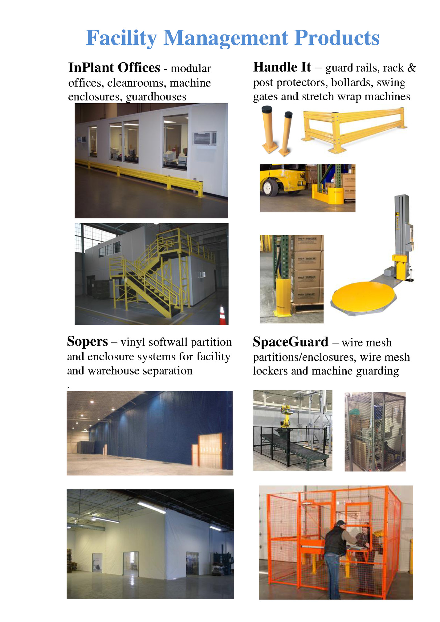 Facility Management Products