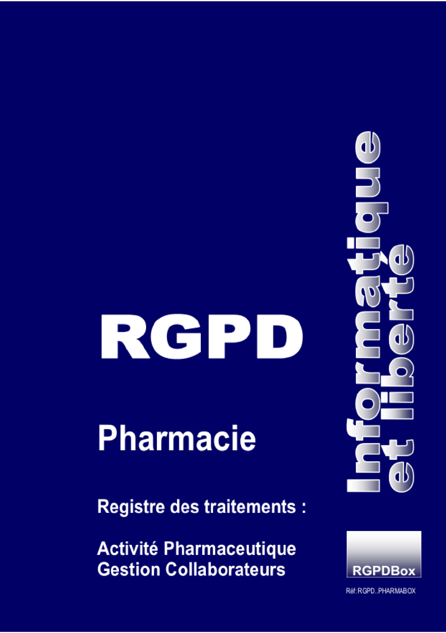 Registre RGPD des activités de traitement