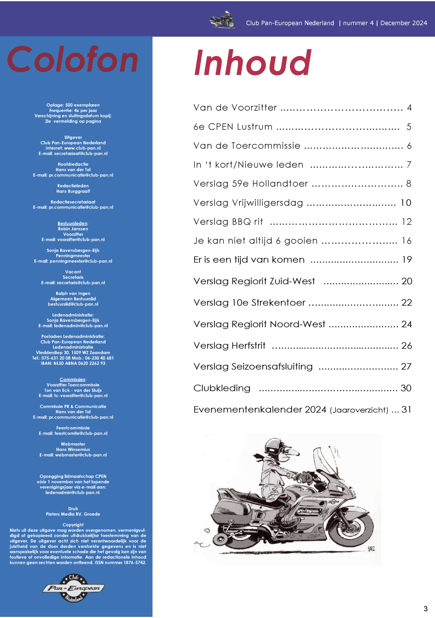 Club Pan-European Nederland | nummer 4 | December 2024