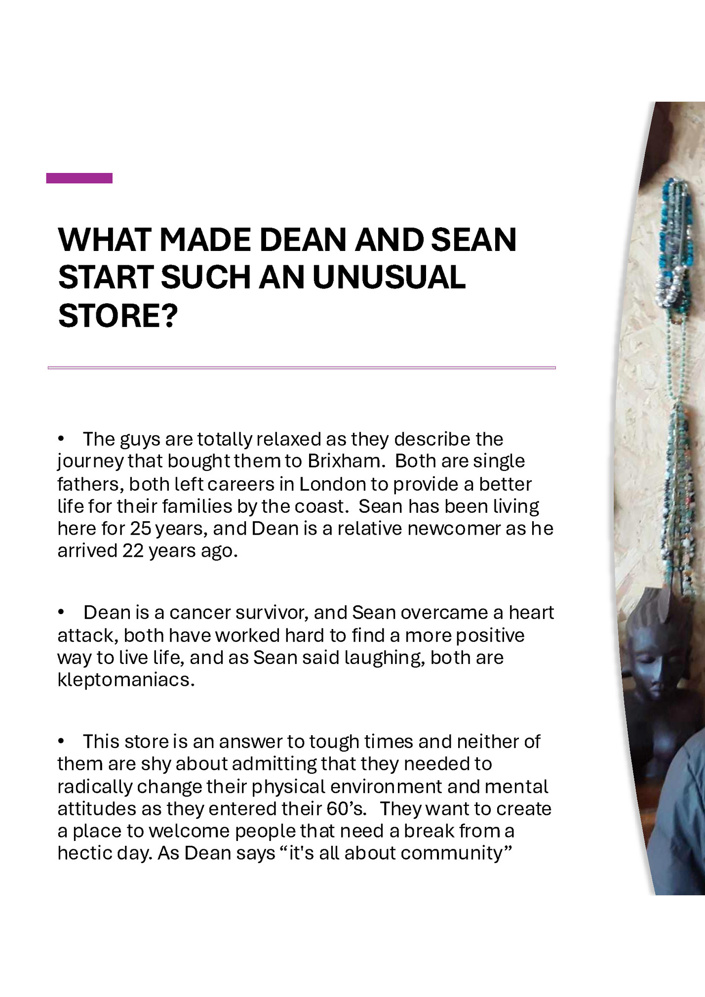 WHAT MADE DEAN AND SEAN