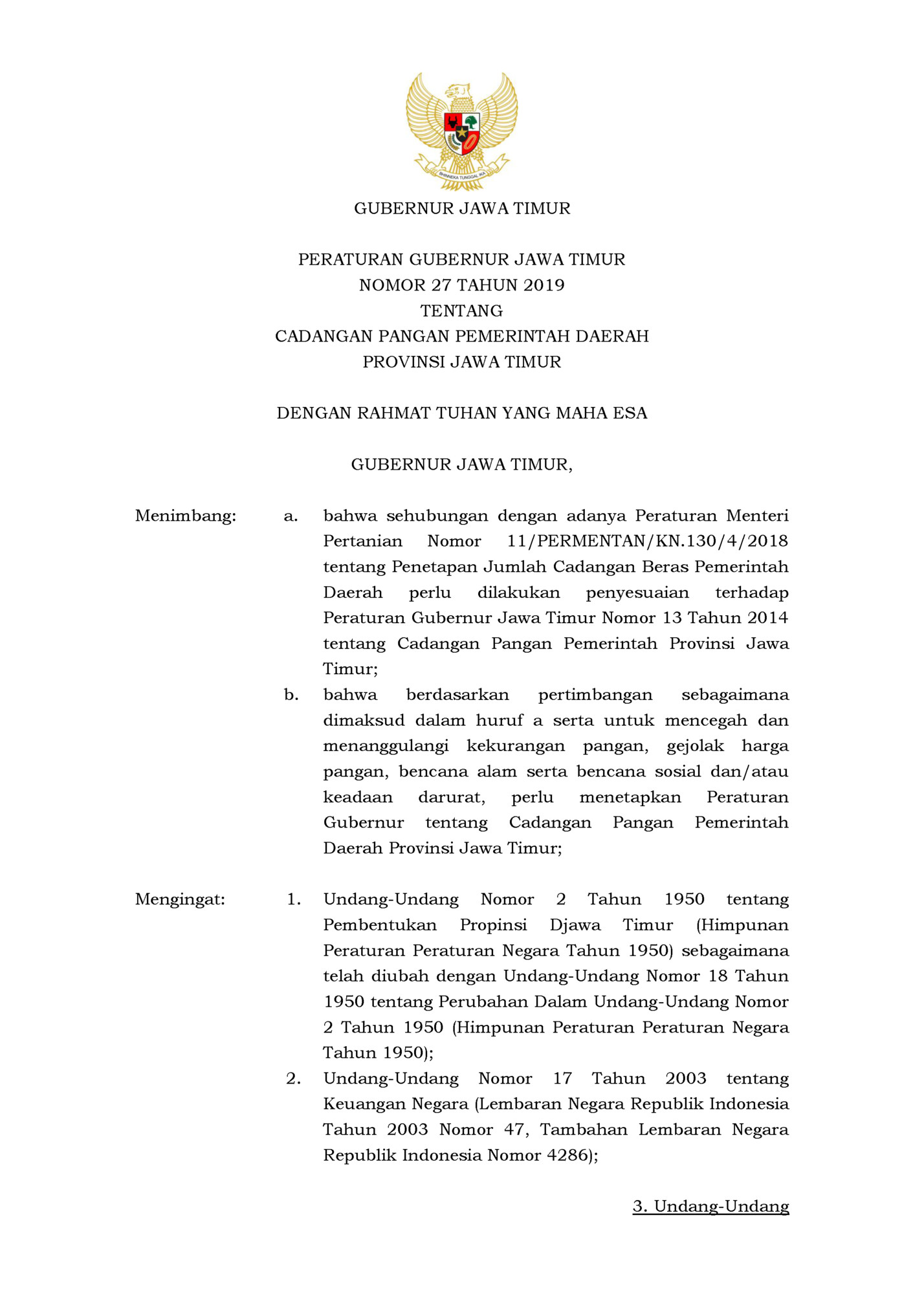 GUBERNUR JAWA TIMUR