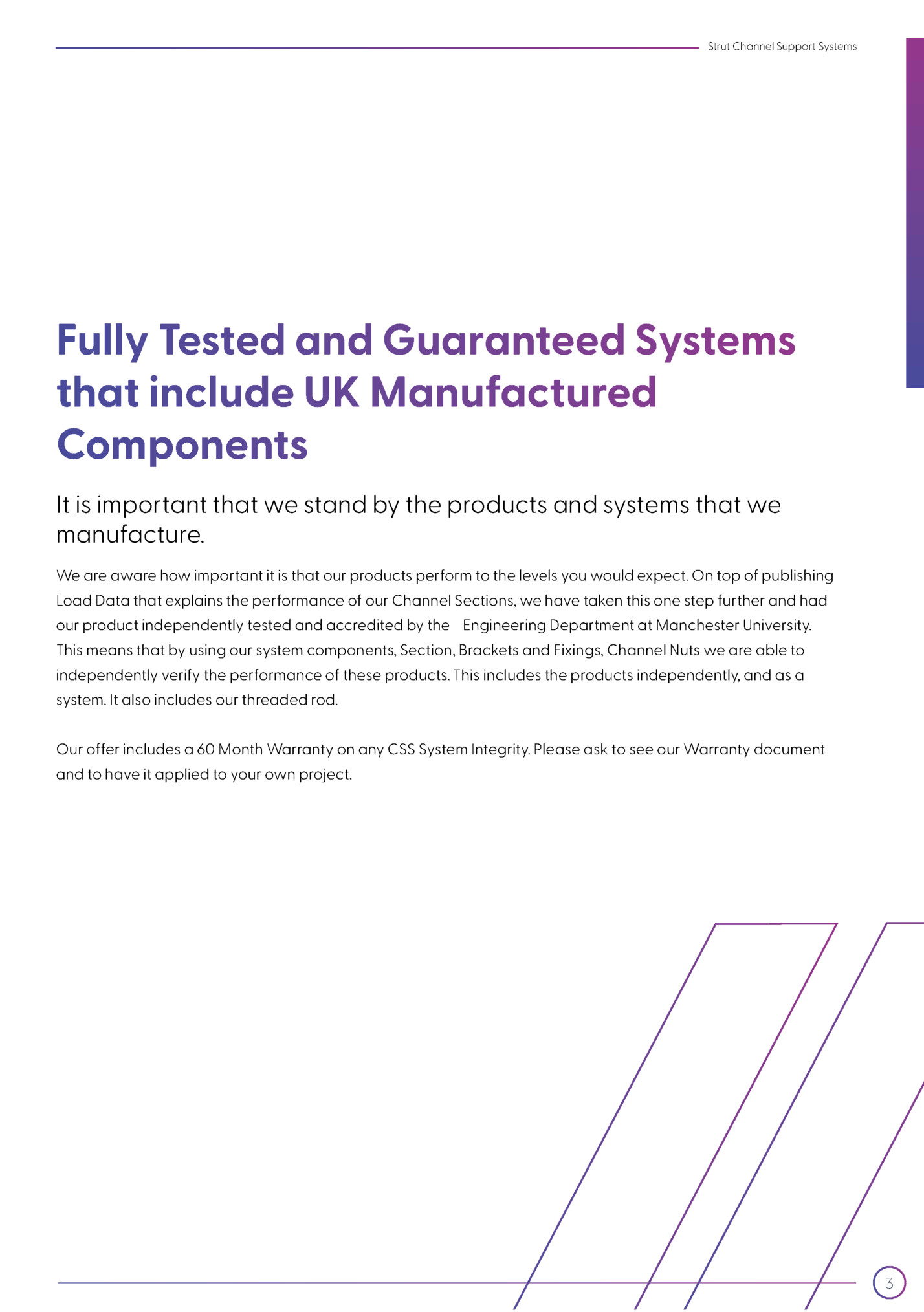 Strut Channel Support Systems