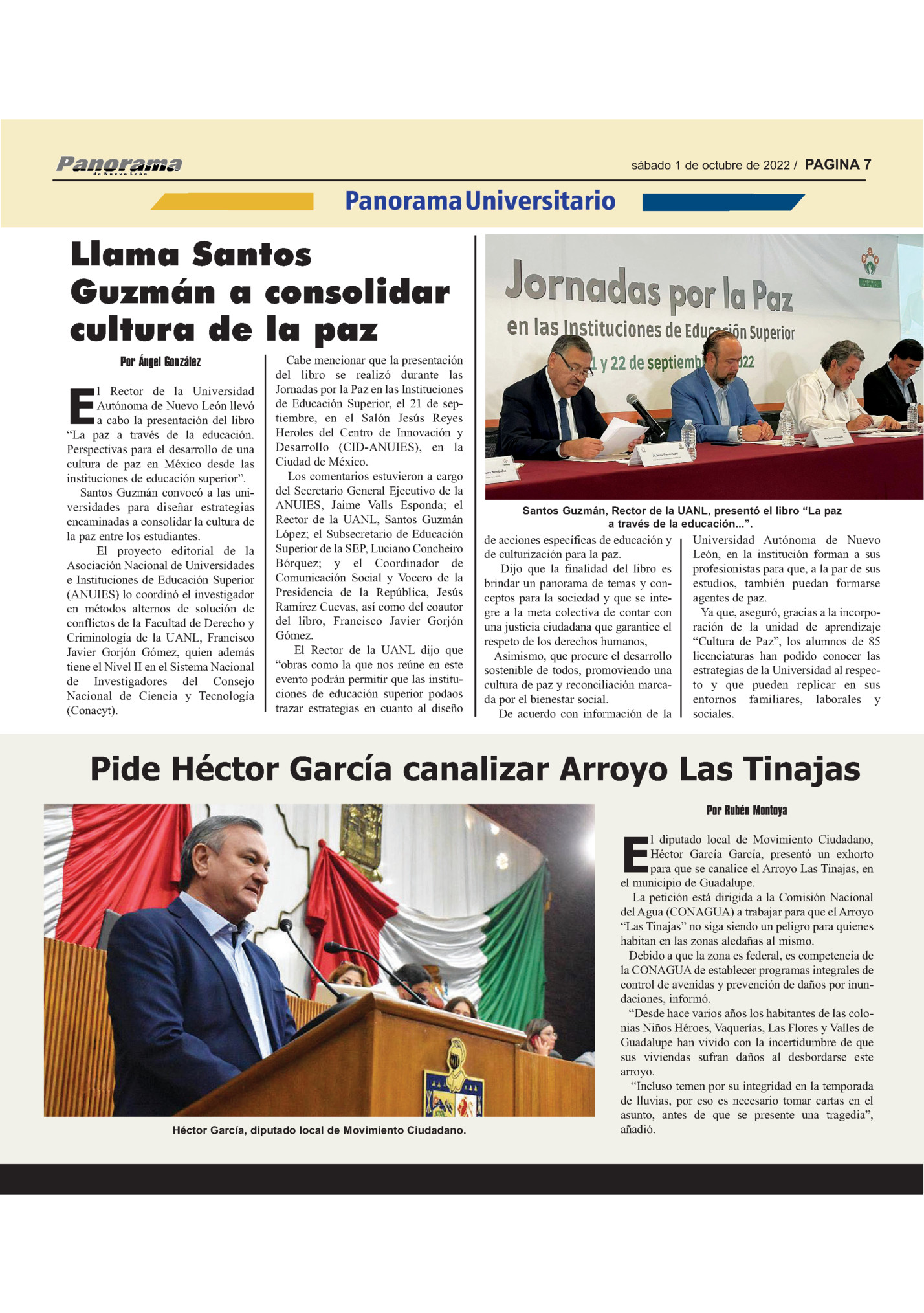 sábado 1 de octubre de 2022 / PAGINA 7