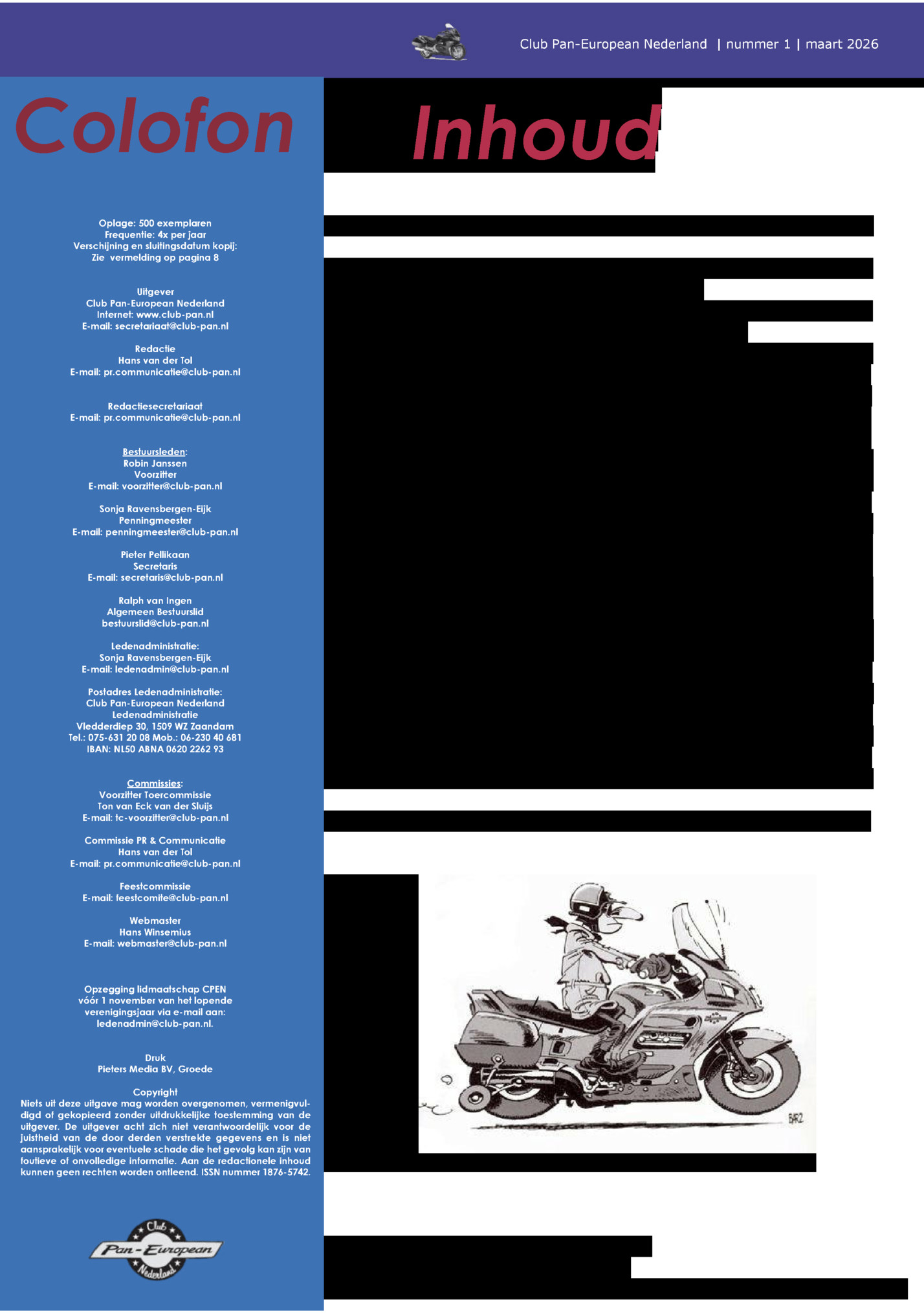 Club Pan-European Nederland | nummer 1 | maart 2026 Club Pan-European Nederland | nummer 1 | maart 2026