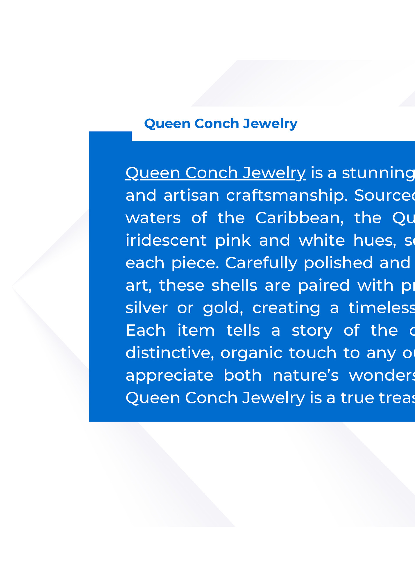 Queen Conch Jewelry