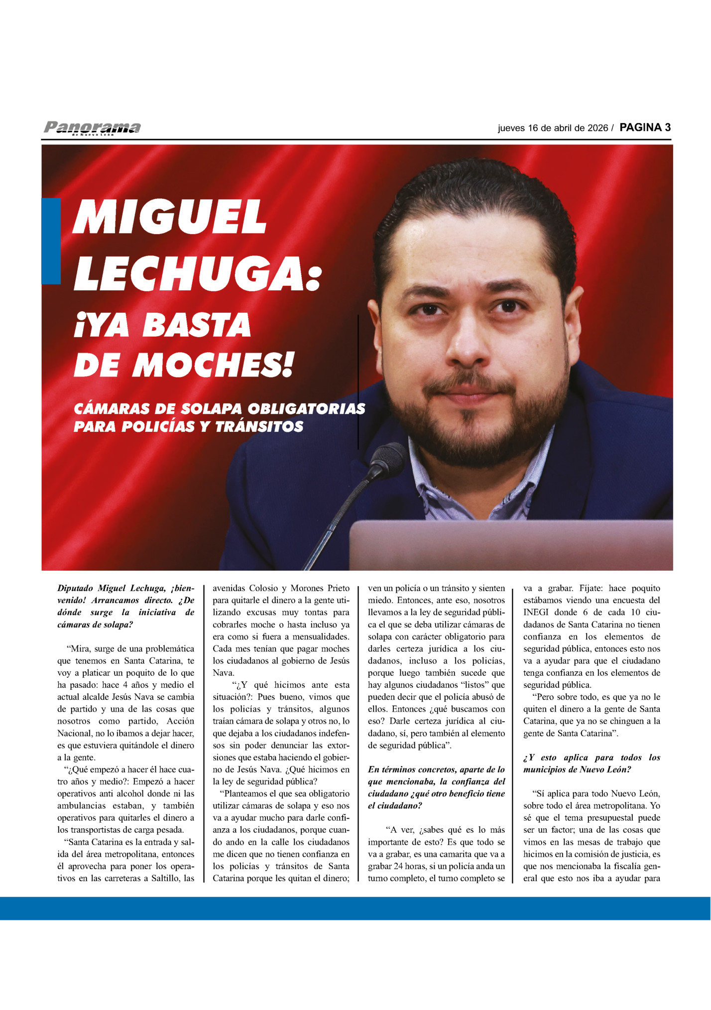 jueves 16 de abril de 2026 / PAGINA 3