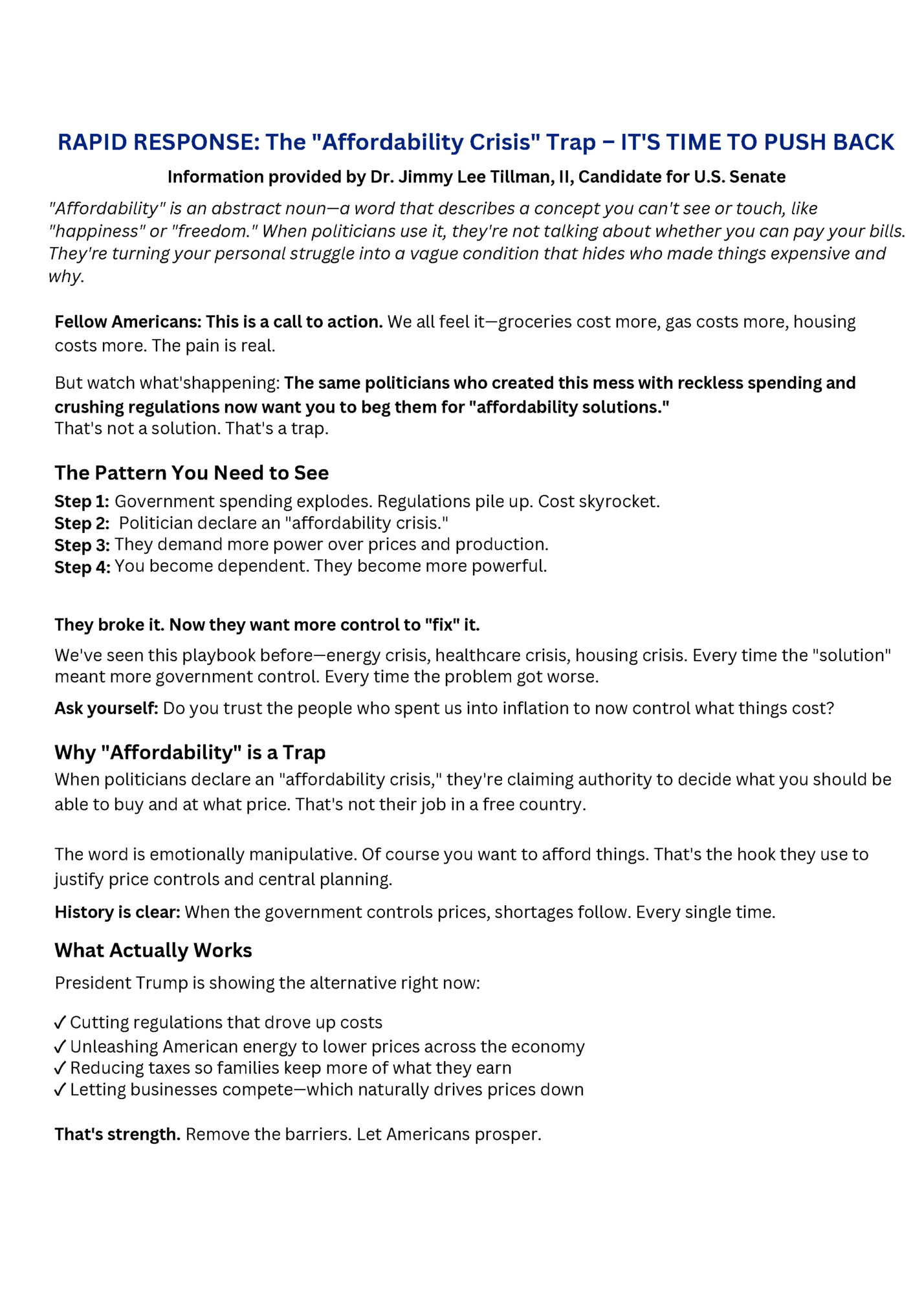 RAPID RESPONSE: The Affordability Crisis Trap – IT