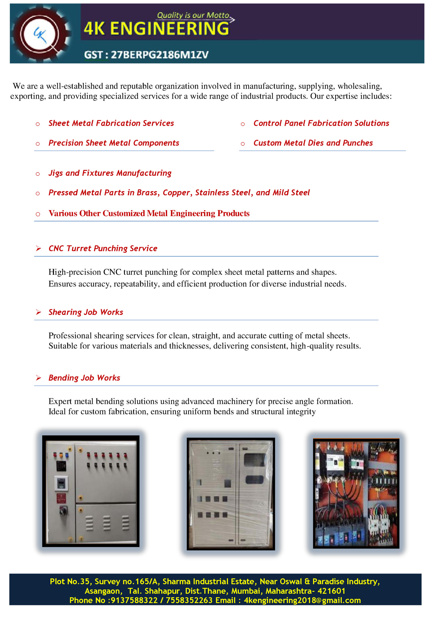 We are a well-established and reputable organization involved in manufacturing, supplying, wholesaling, We are a well-established and reputable organization involved in manufacturing, supplying, wholesaling,