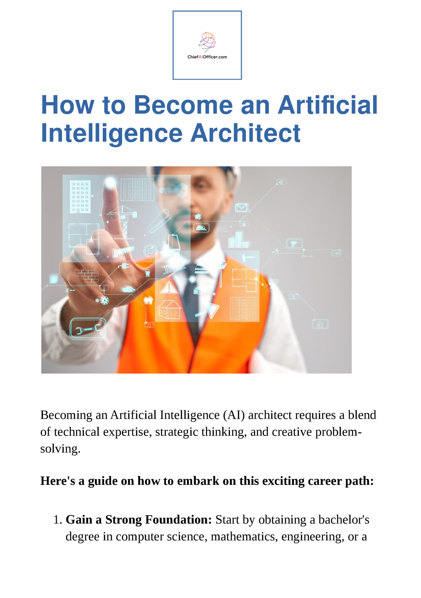 How to Become an Artificial