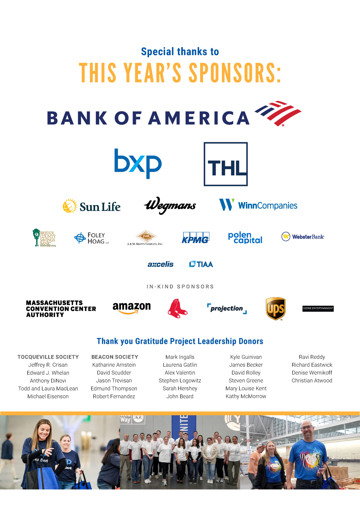 Special thanks to Special thanks to