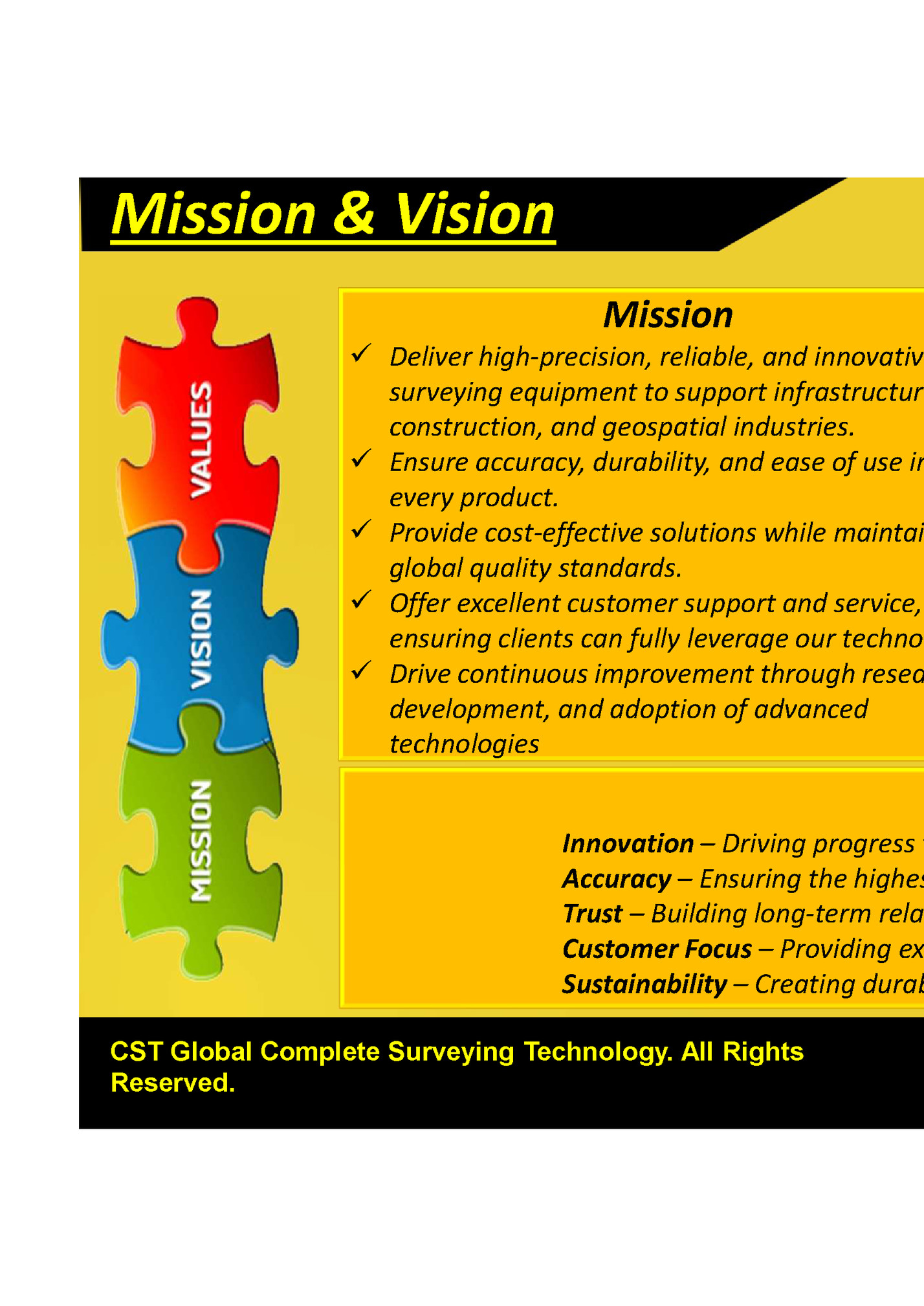 Mission & Vision Mission & Vision