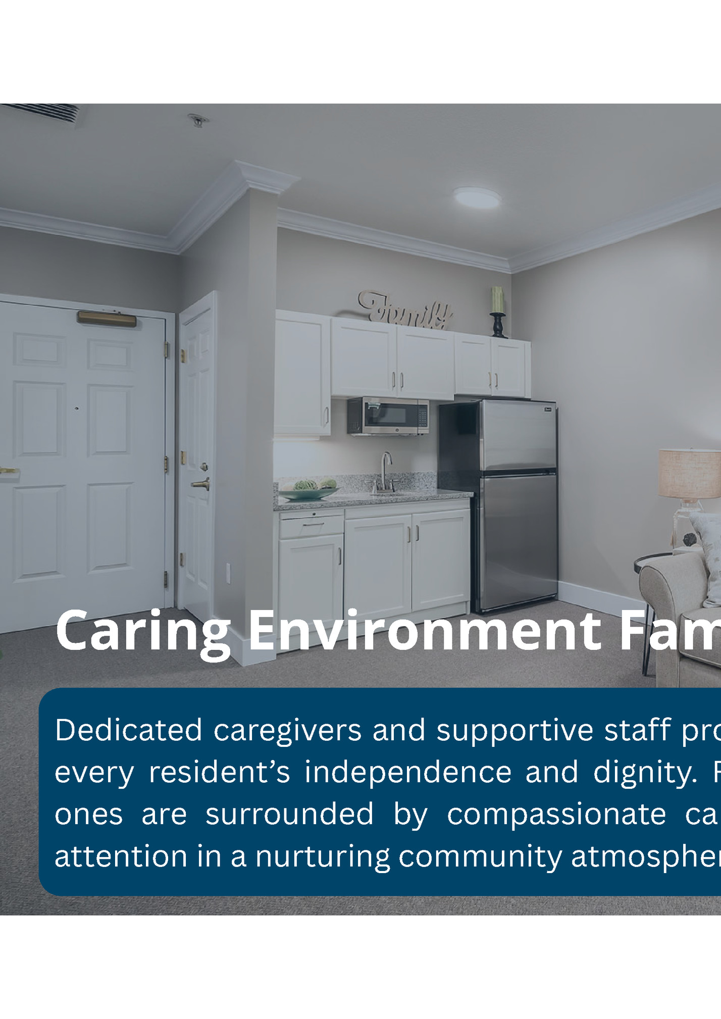 Caring Environment Families Can Trust