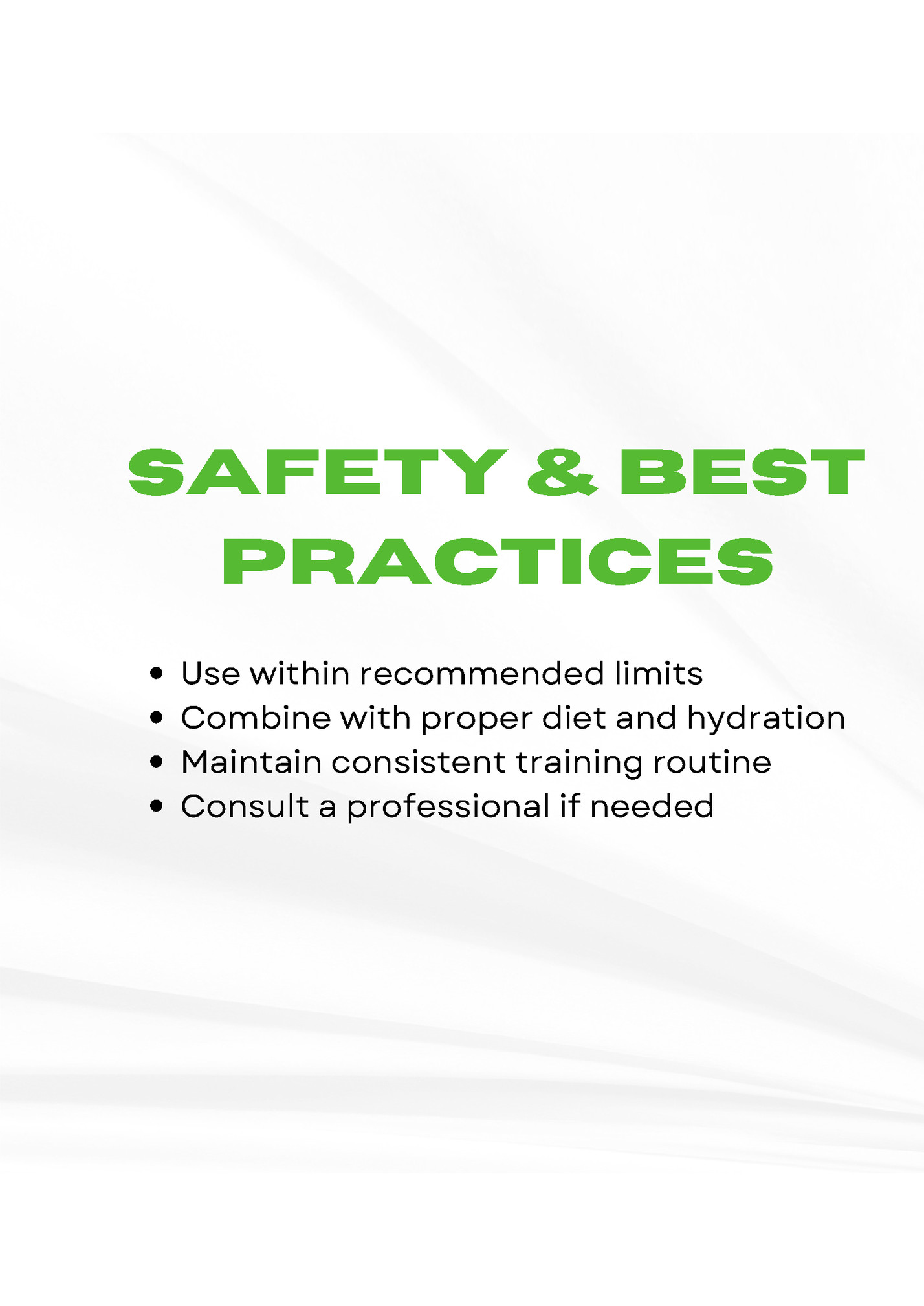 Safety & Best Safety & Best