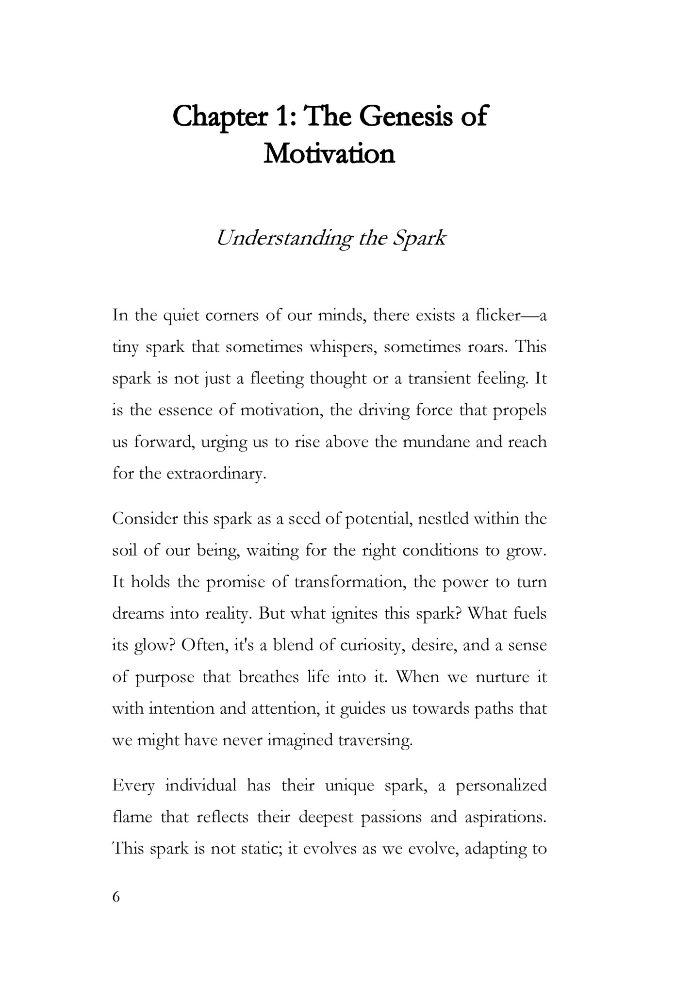 Chapter 1: The Genesis of