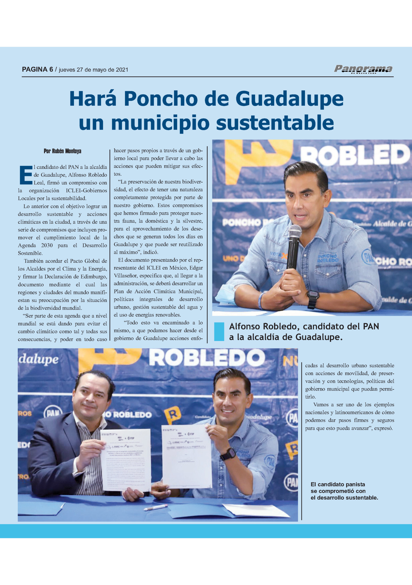 PAGINA 6 / jueves 27 de mayo de 2021