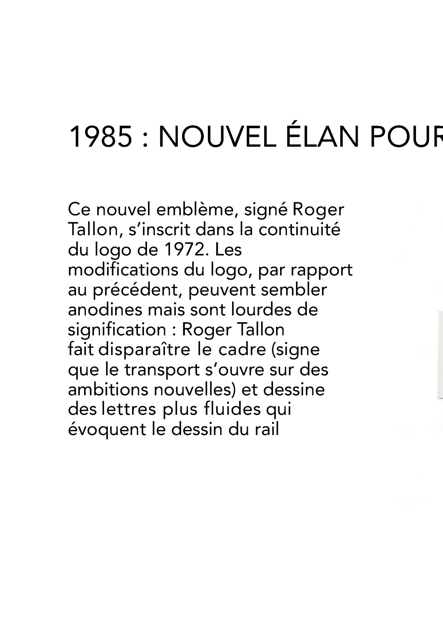 1985 : NOUVEL ÉLAN POUR FÊTER LES 4 ANS DU TGV