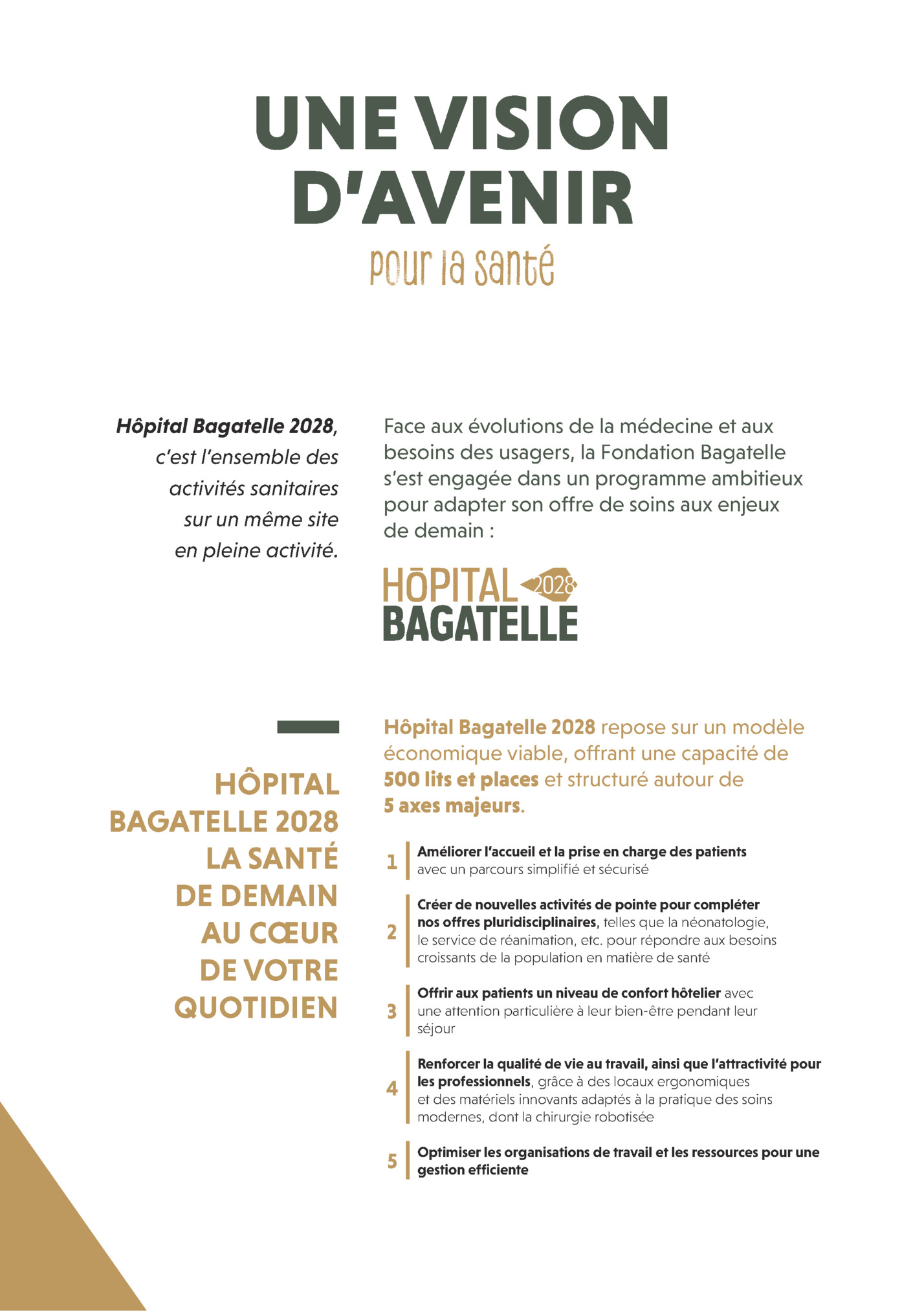 UNE VISION