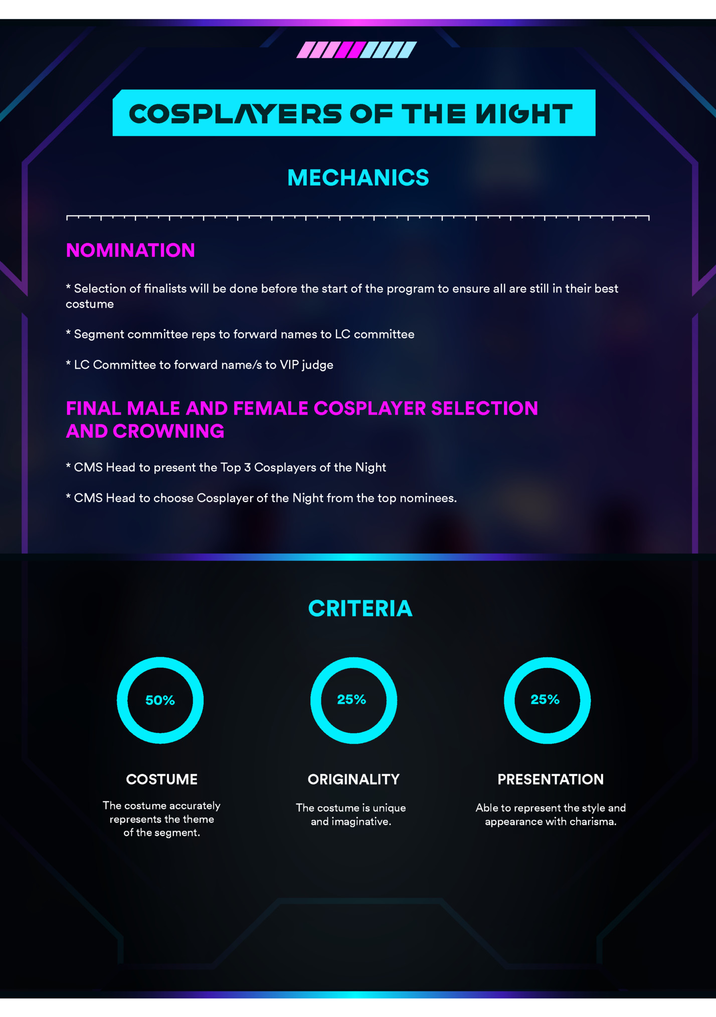 COSPLAYERS OF THE NIGHT