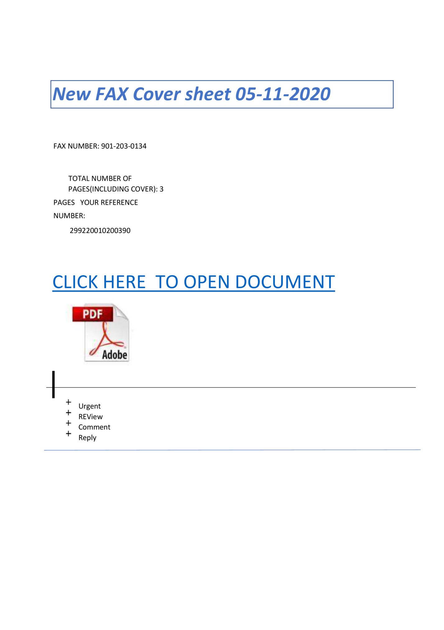 New FAX Cover sheet 05-11-2020