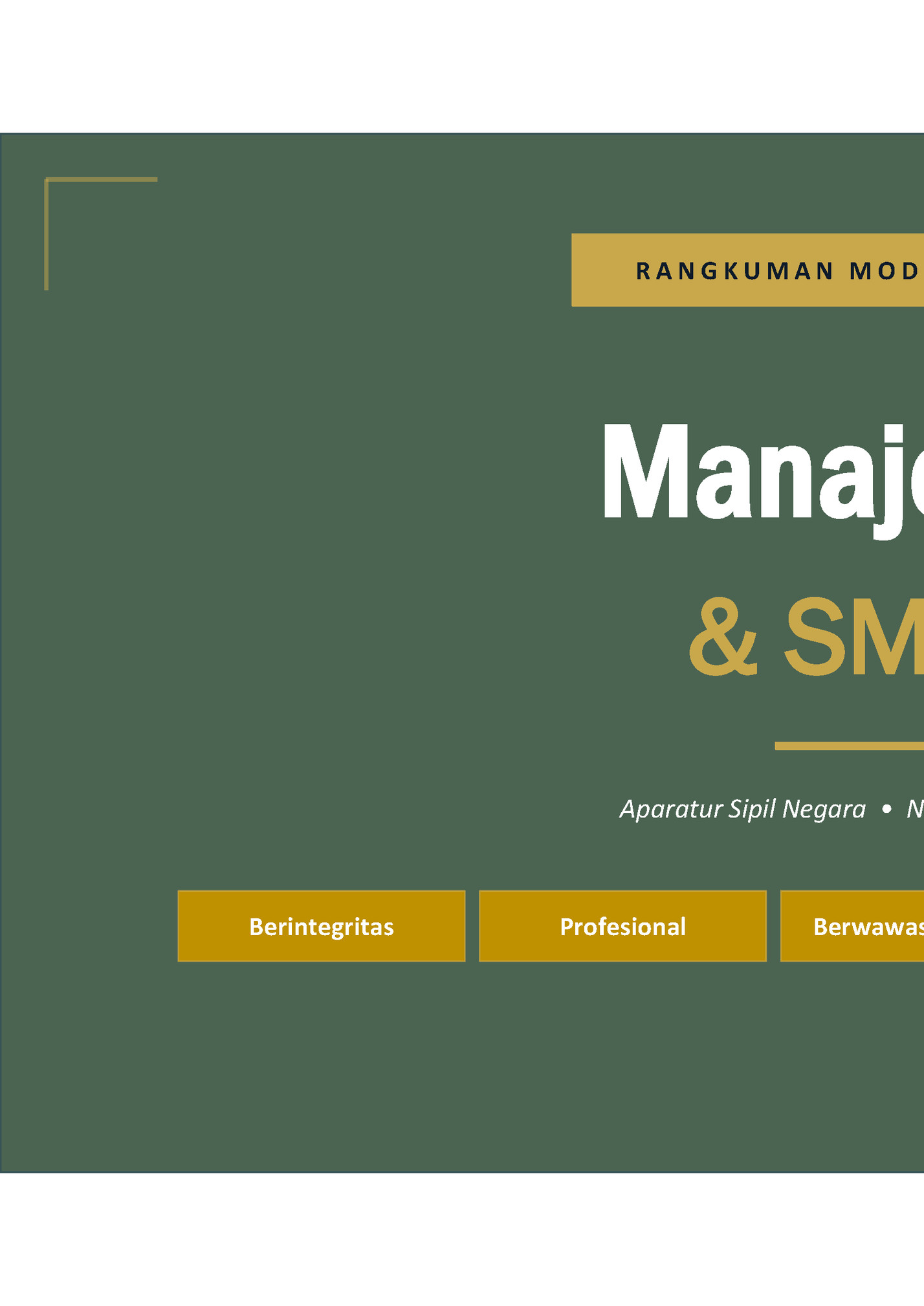 RANGKUMAN MODUL — CPNS / PPPK