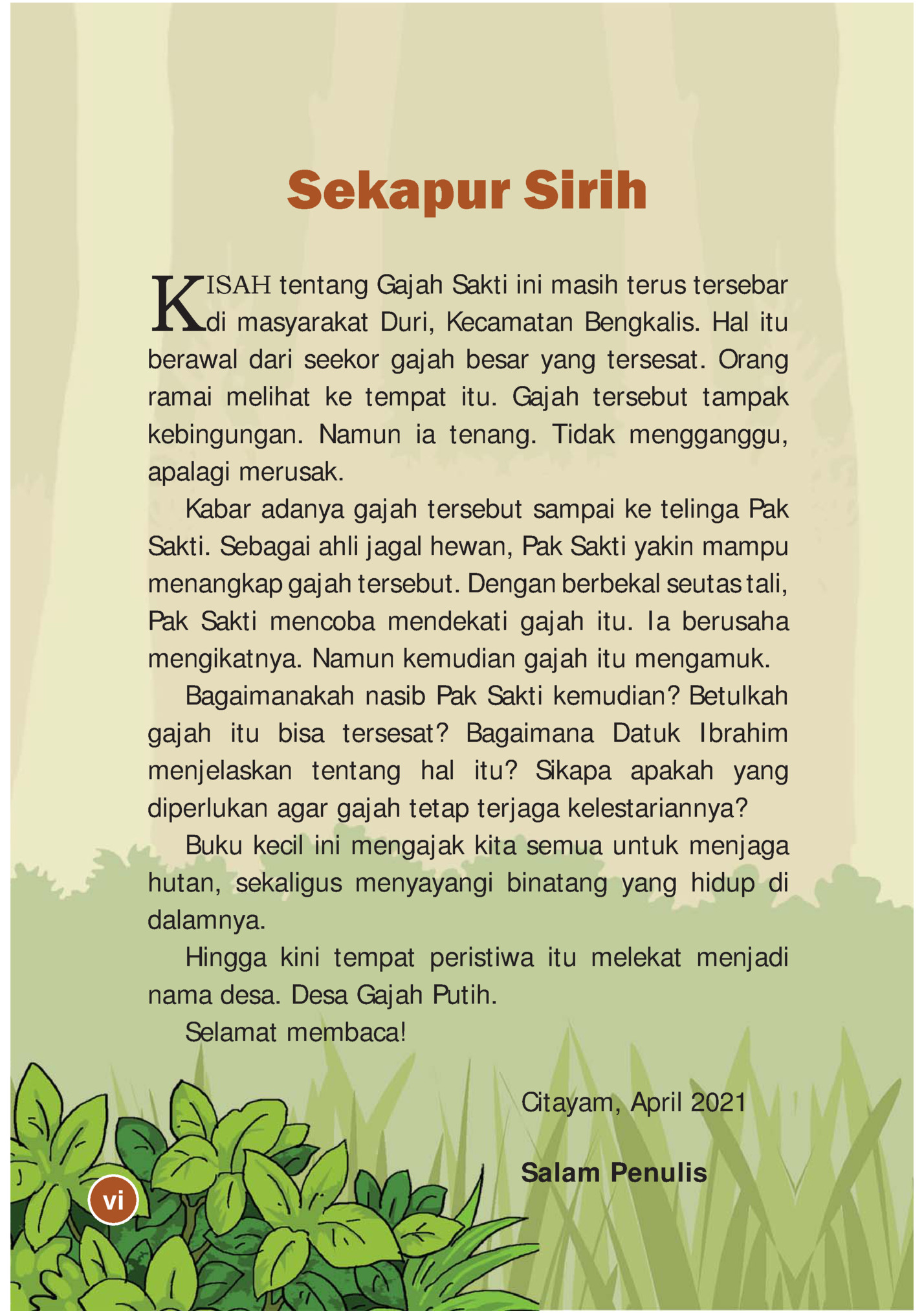Sekapur Sirih