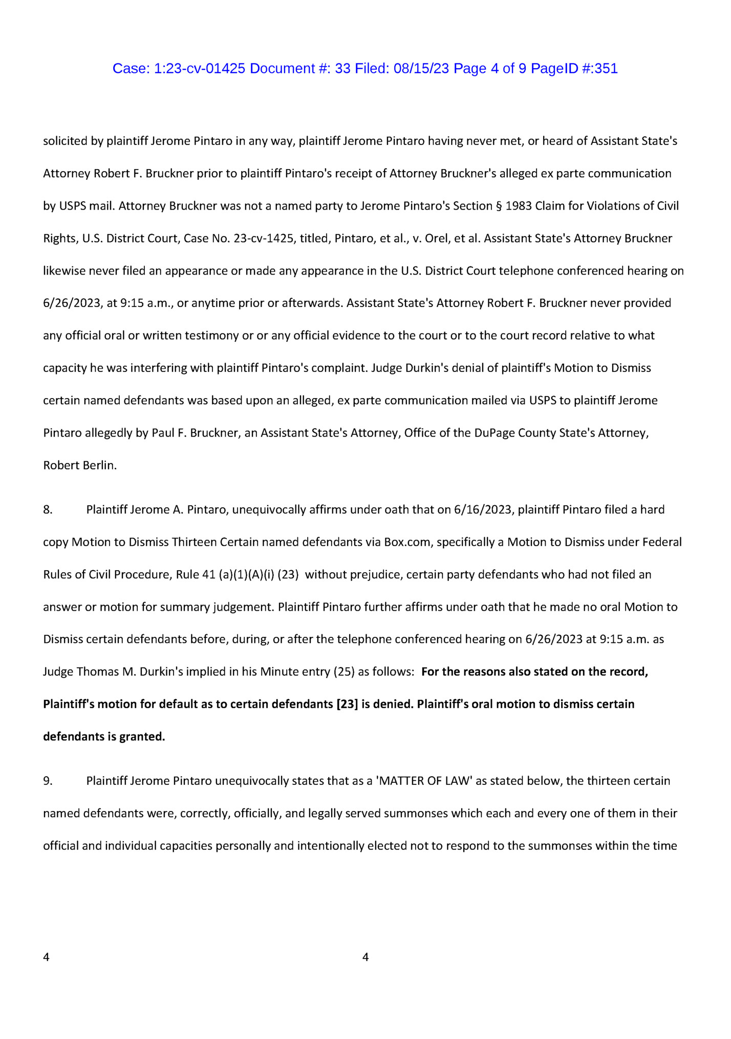 Case: 1:23-cv-01425 Document #: 33 Filed: 08/15/23 Page 4 of 9 PageID #:351