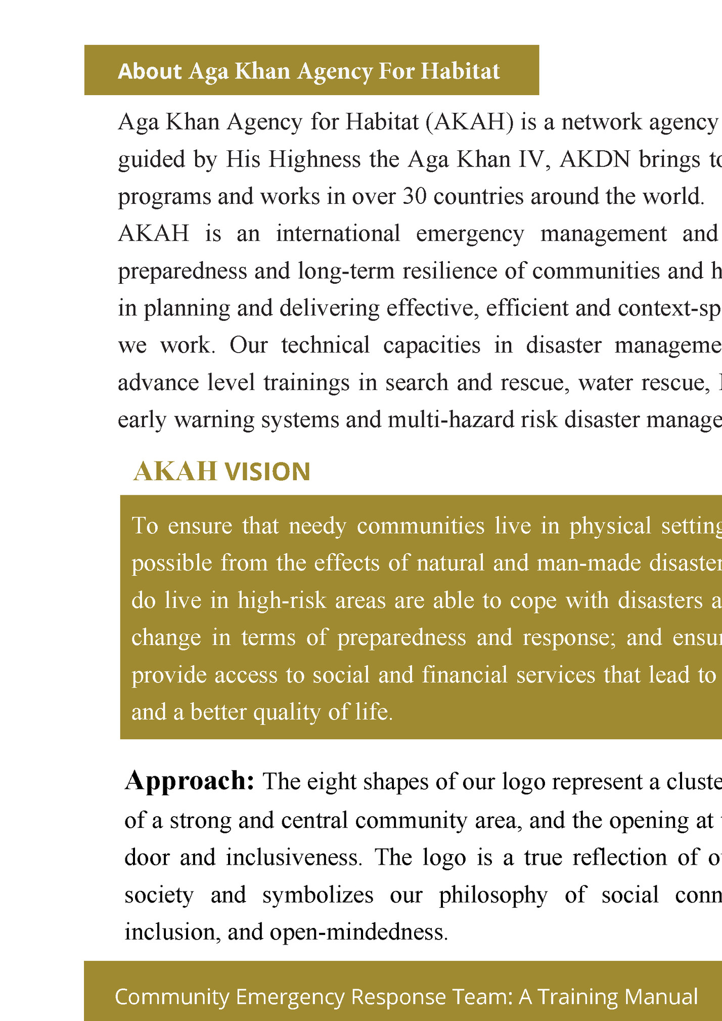 About Aga Khan Agency For Habitat