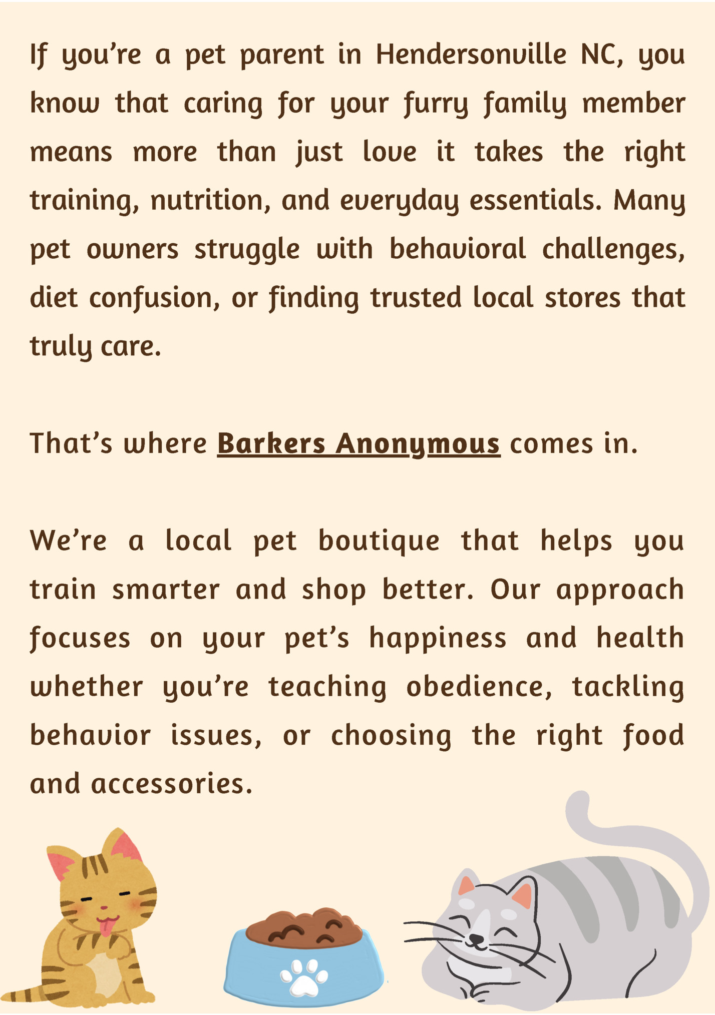 If you’re a pet parent in Hendersonville NC, you