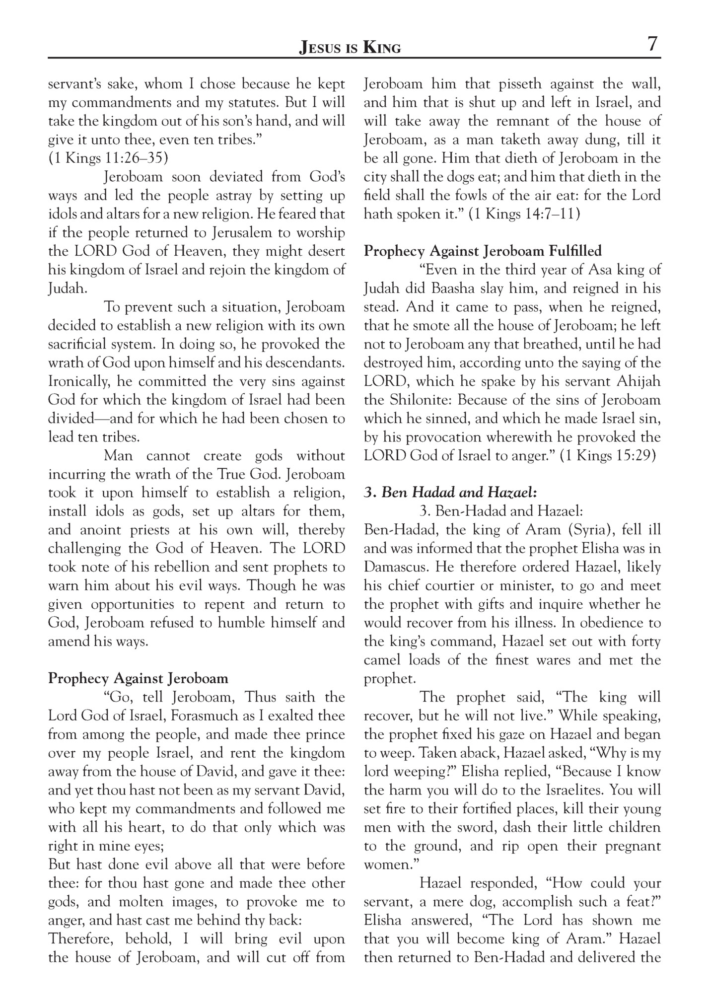 Jesus is King Jesus is King