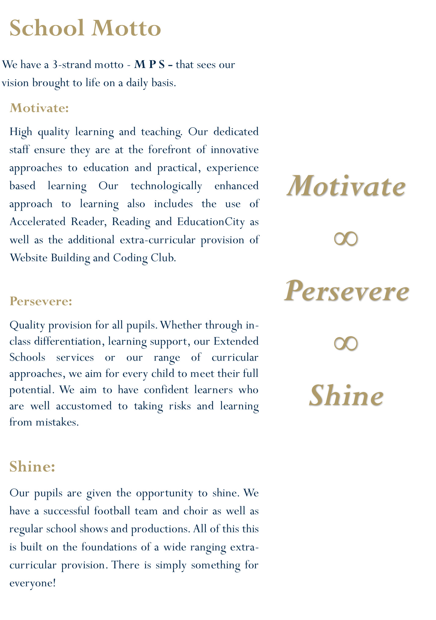 School Motto School Motto