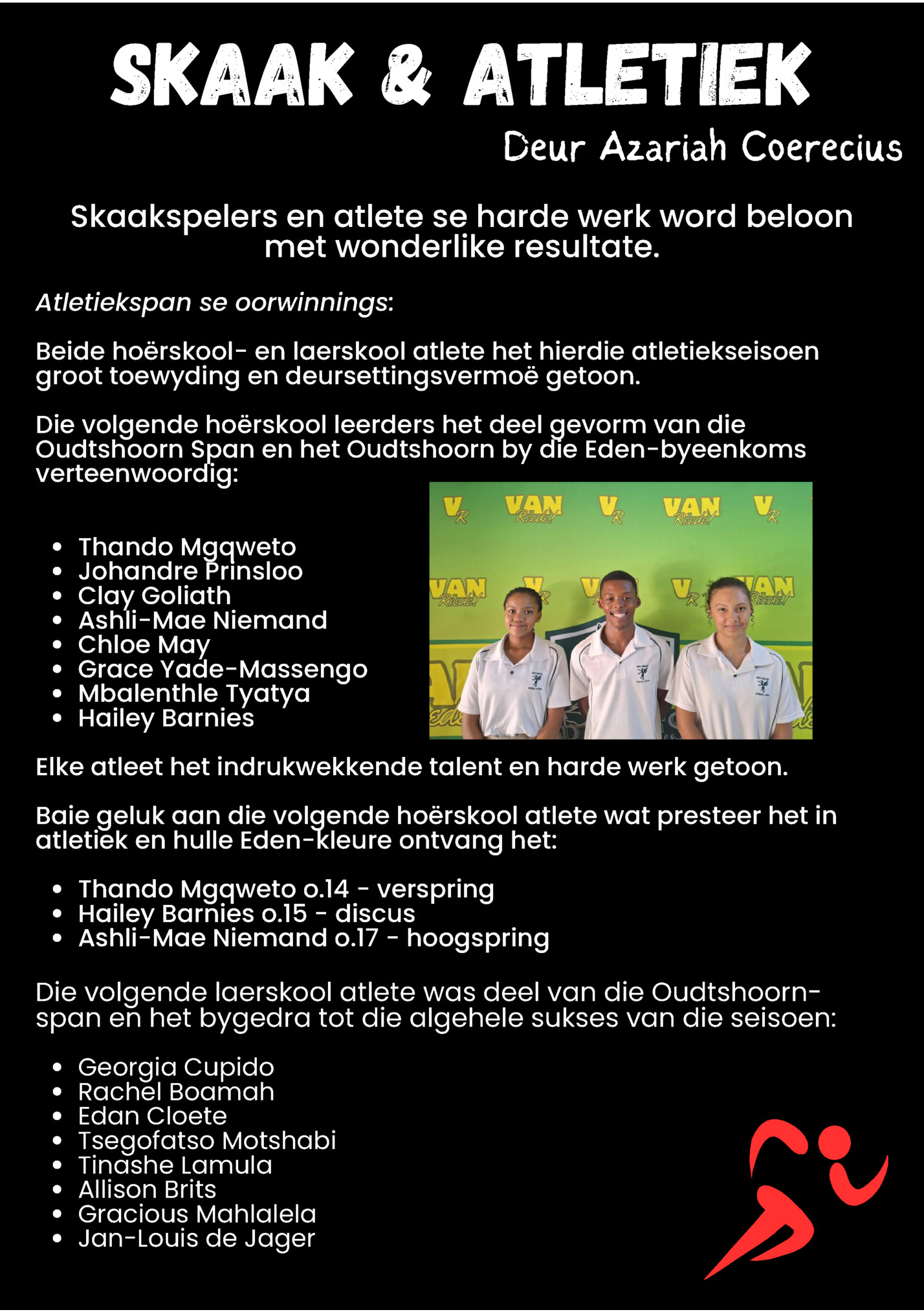 skaak & atletiek skaak & atletiek