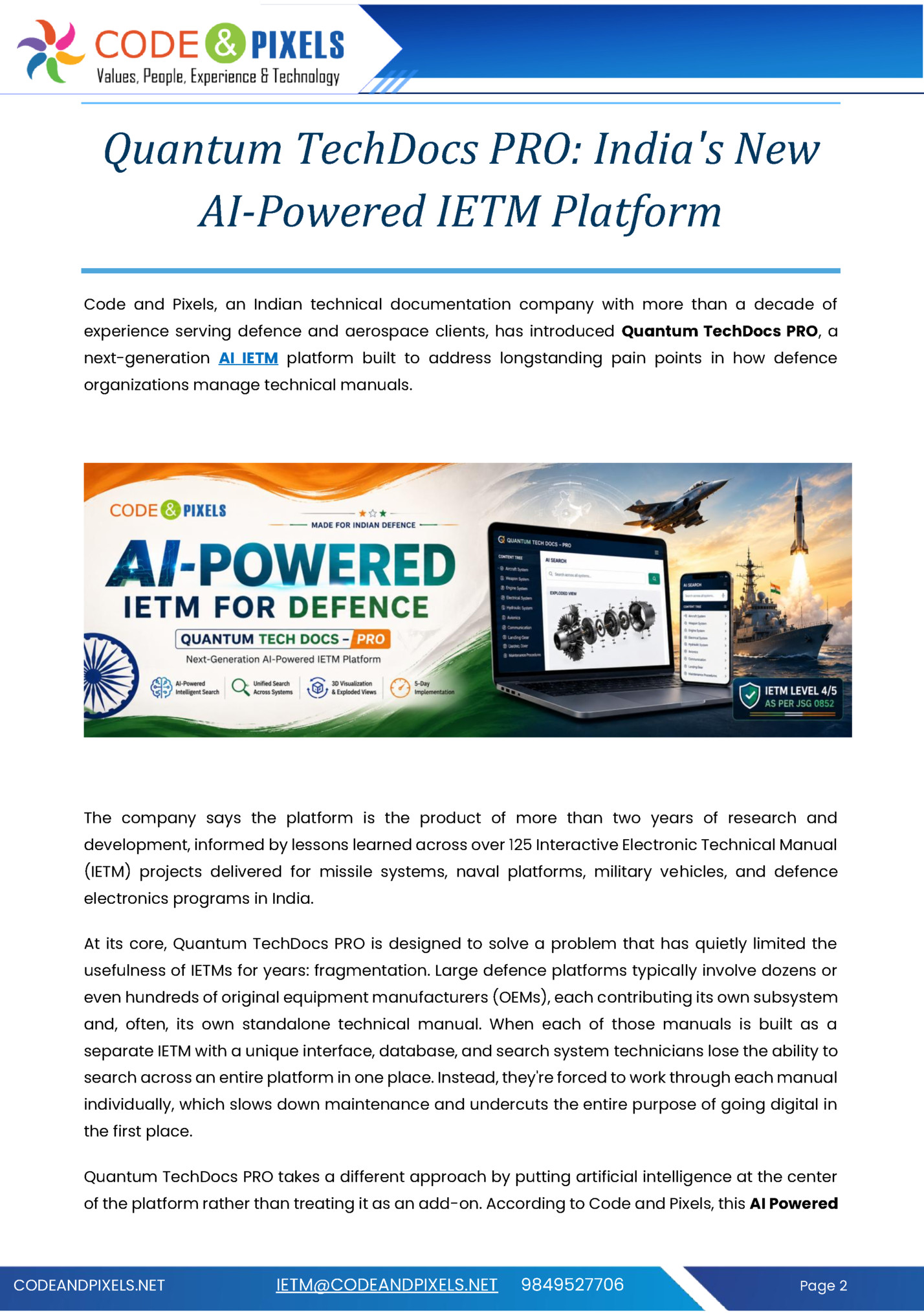 Quantum TechDocs PRO: India
