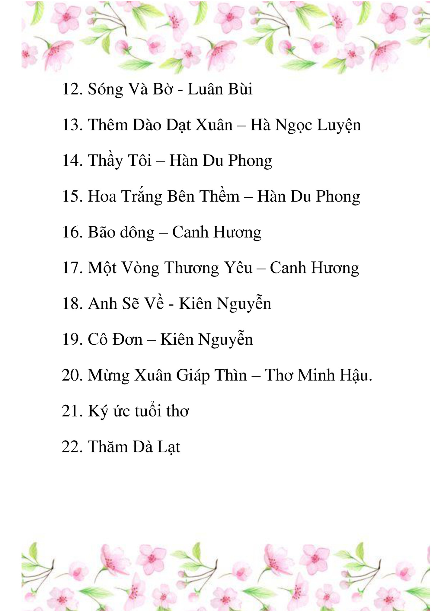 12. Sóng Và Bờ - Luân Bùi