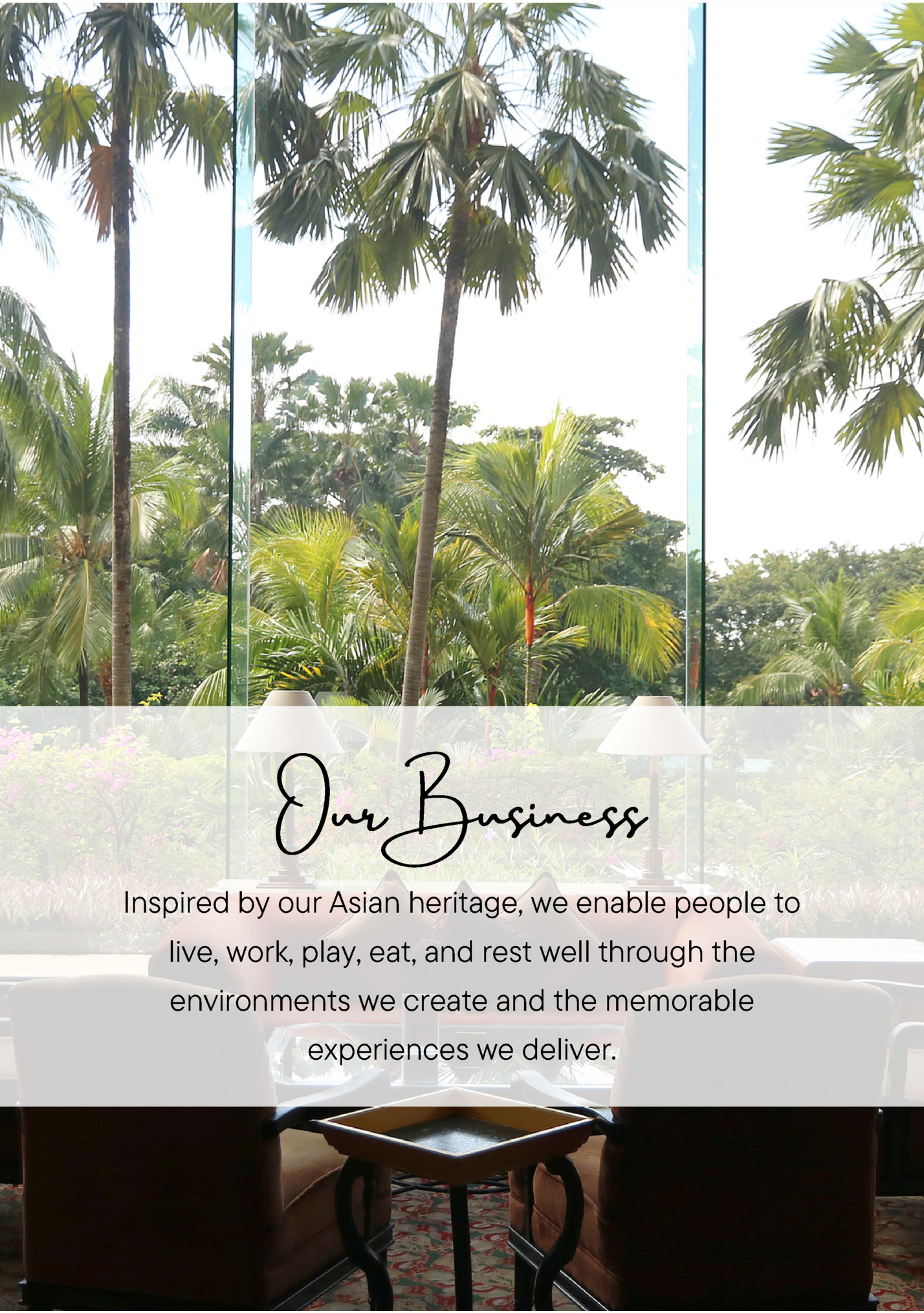 Our Business Our Business