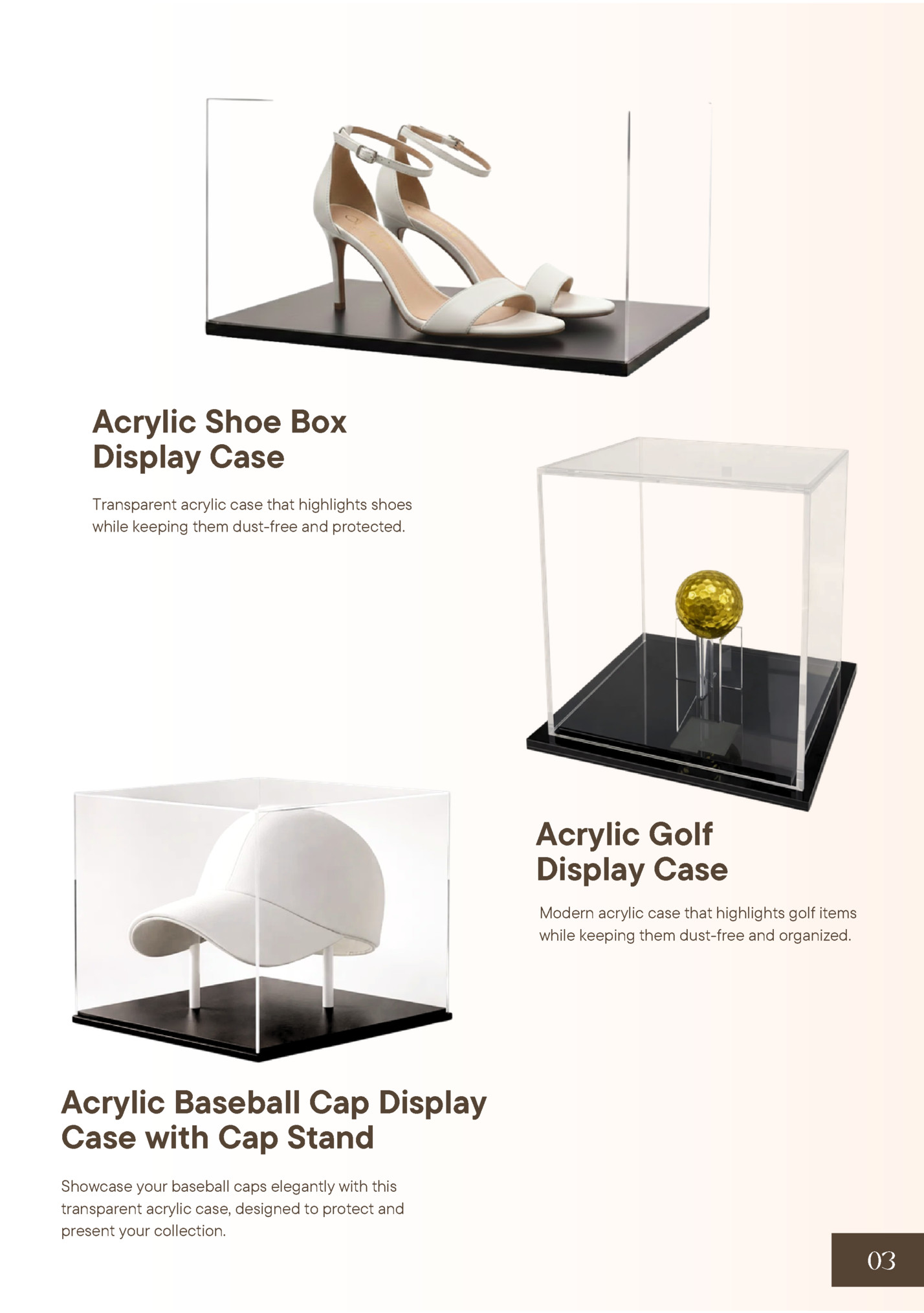 Acrylic Shoe Box