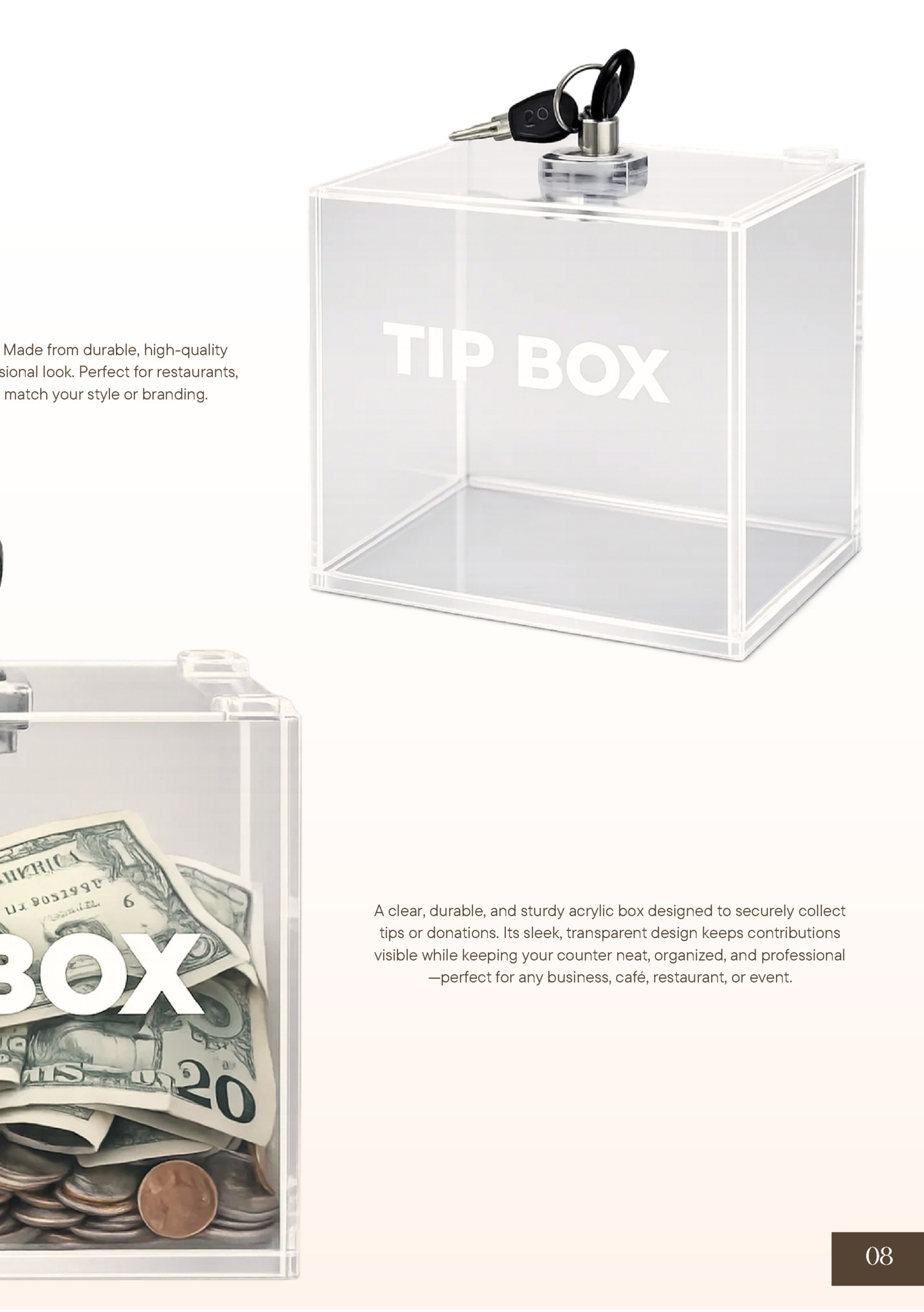 Made from durable, high-quality